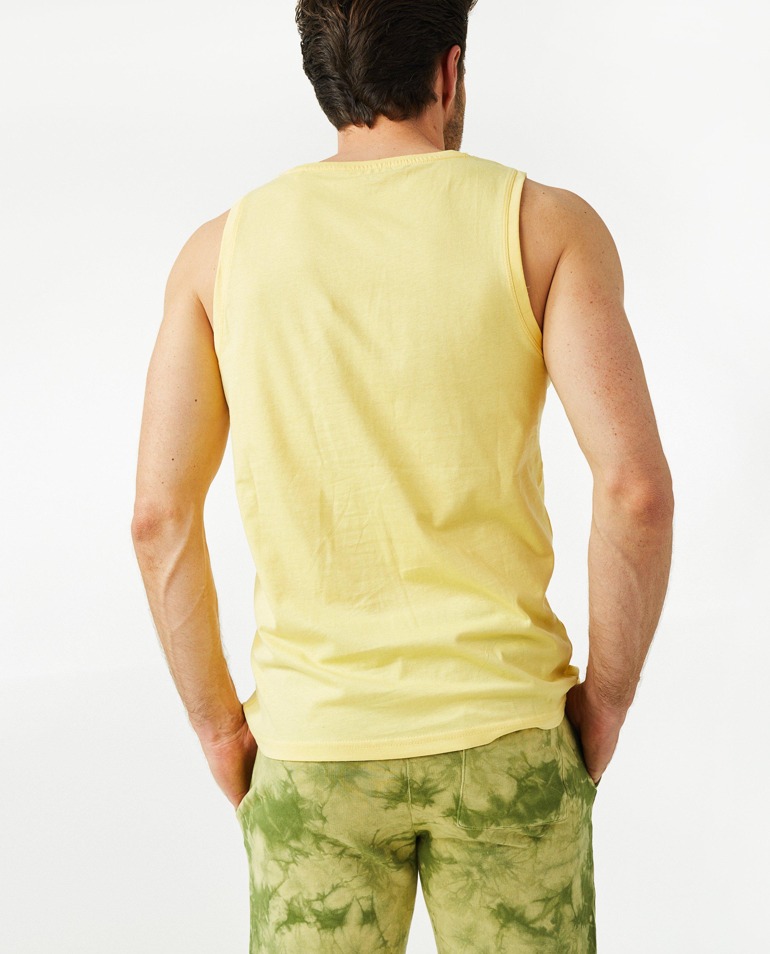 T-shirts - Gele top met print