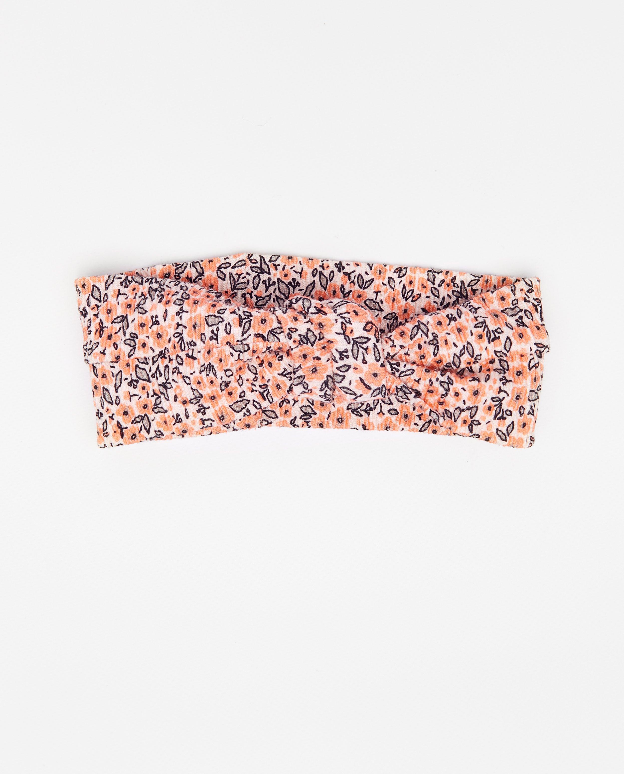 Witte haarband met bloemenprint - null - Looxs