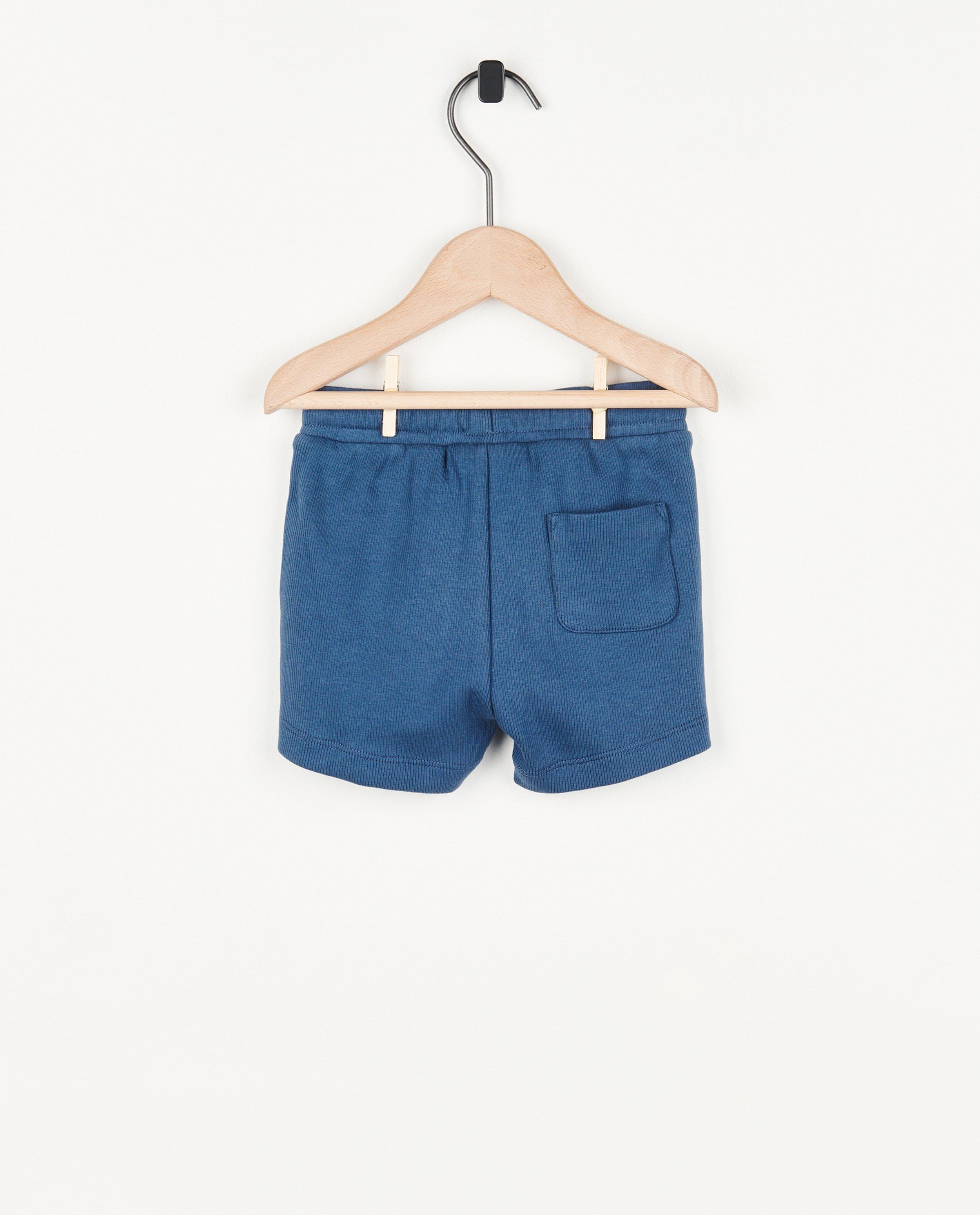 Shorts - Short vert côtelé