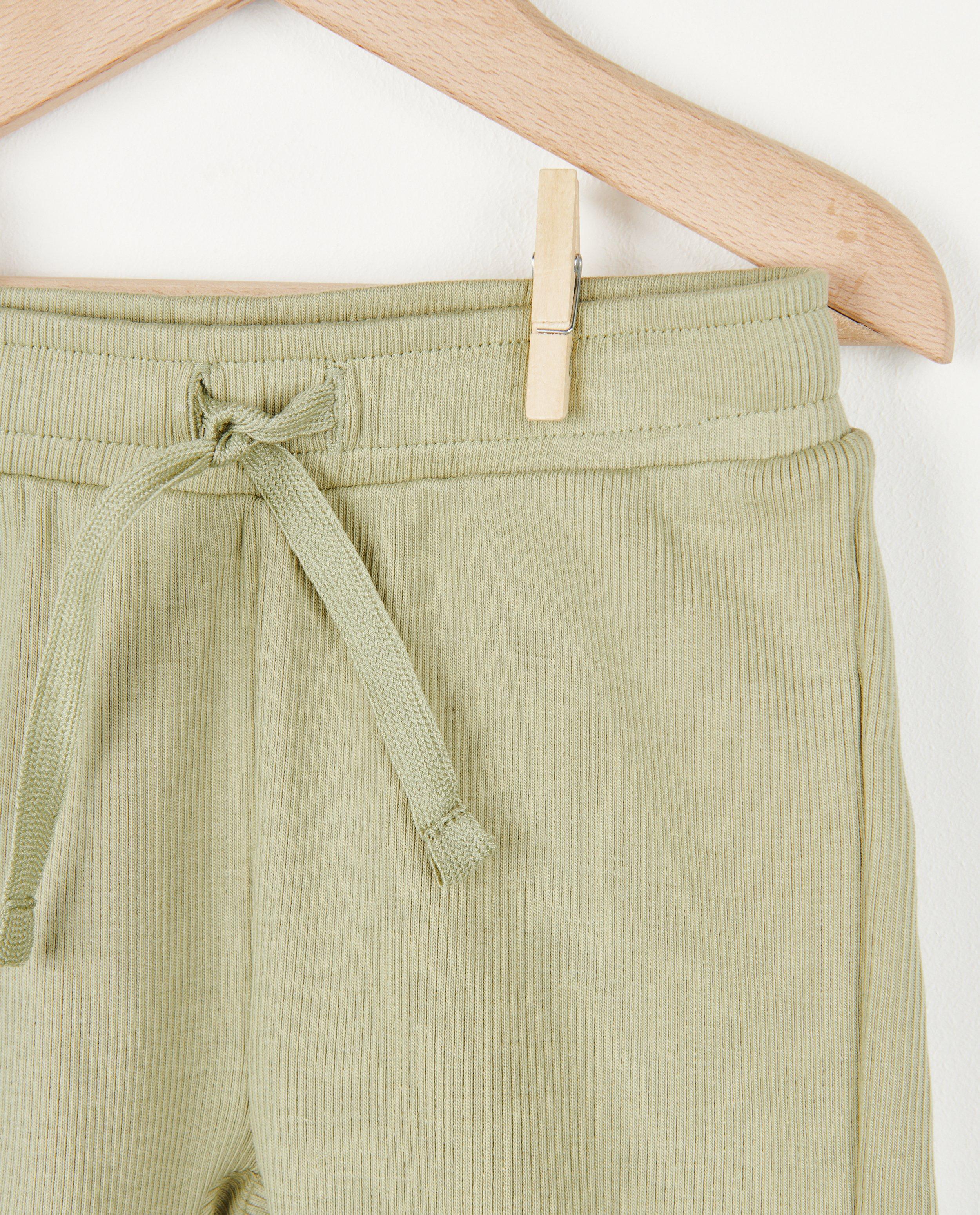 Shorten - Rode short met rib