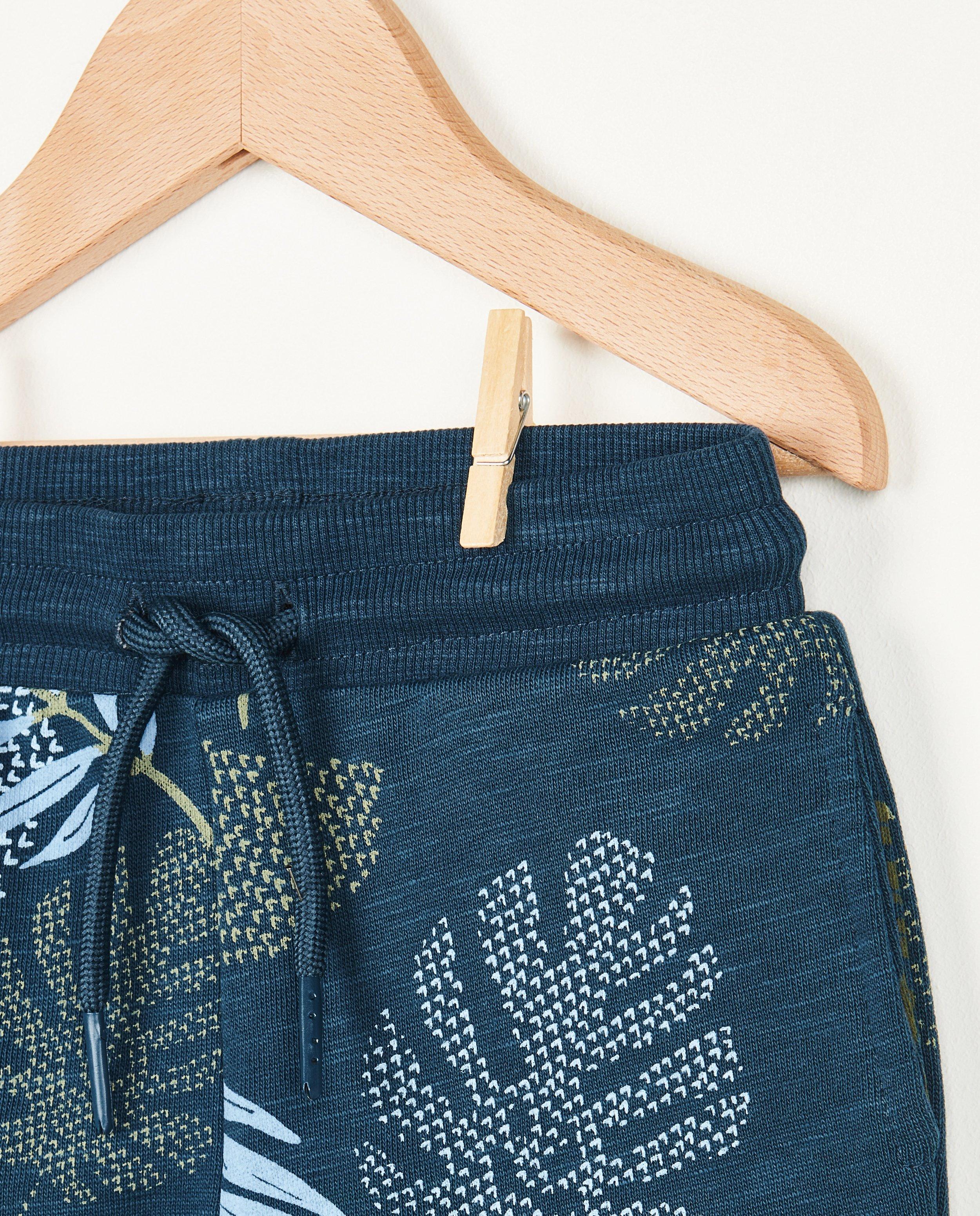 Shorts - Short bleu foncé à imprimé, bébés