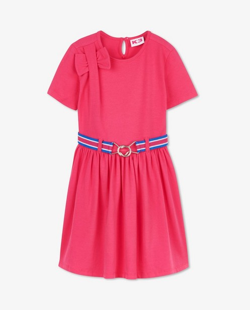 Kleedjes - Roze jurk met riem