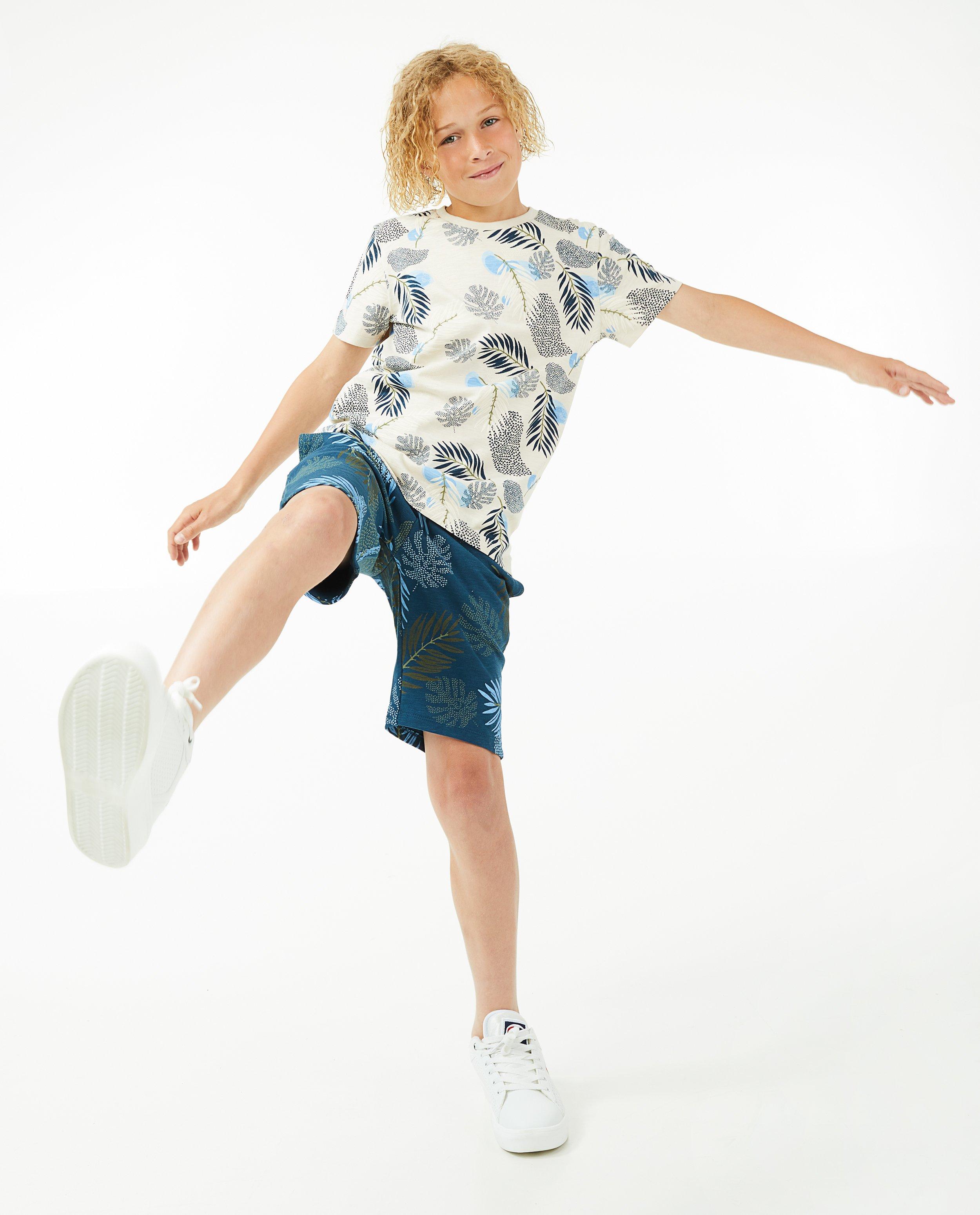 T-shirt écru à imprimé, 7-14 ans - null - Familystories