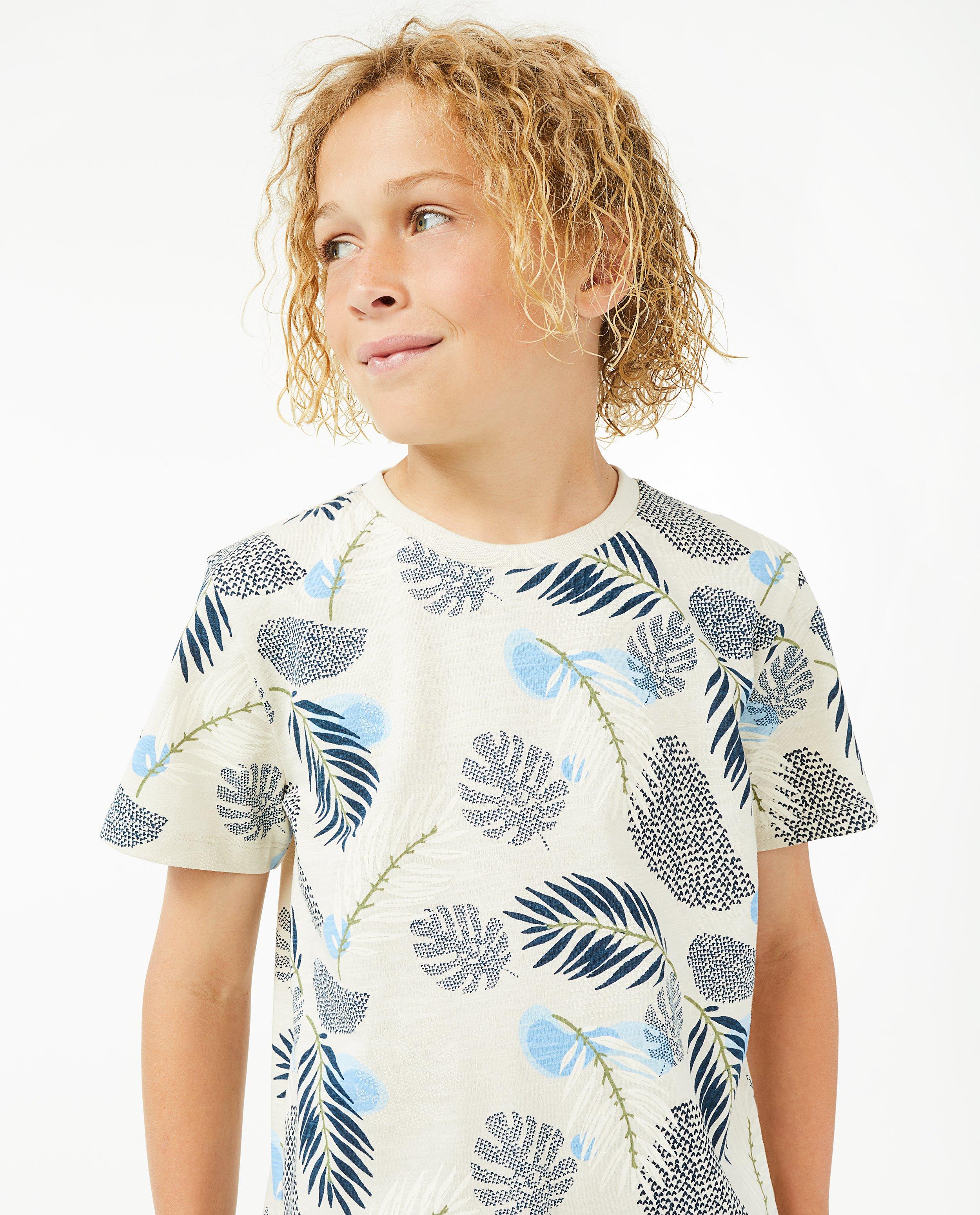 T-shirts - T-shirt écru à imprimé, 7-14 ans