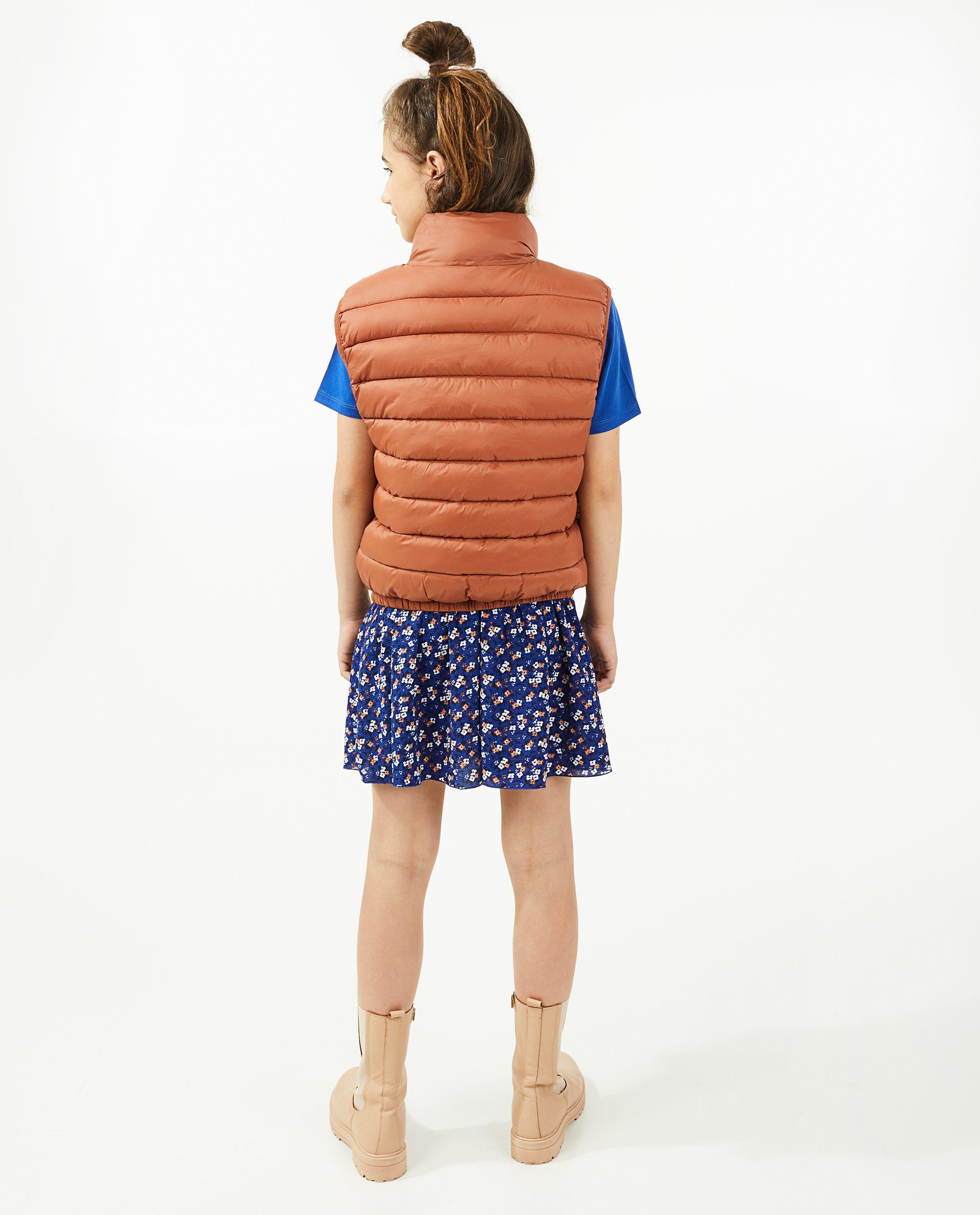 Poncho's en teddy's - Doorgestikte bodywarmer, 7-14 jaar