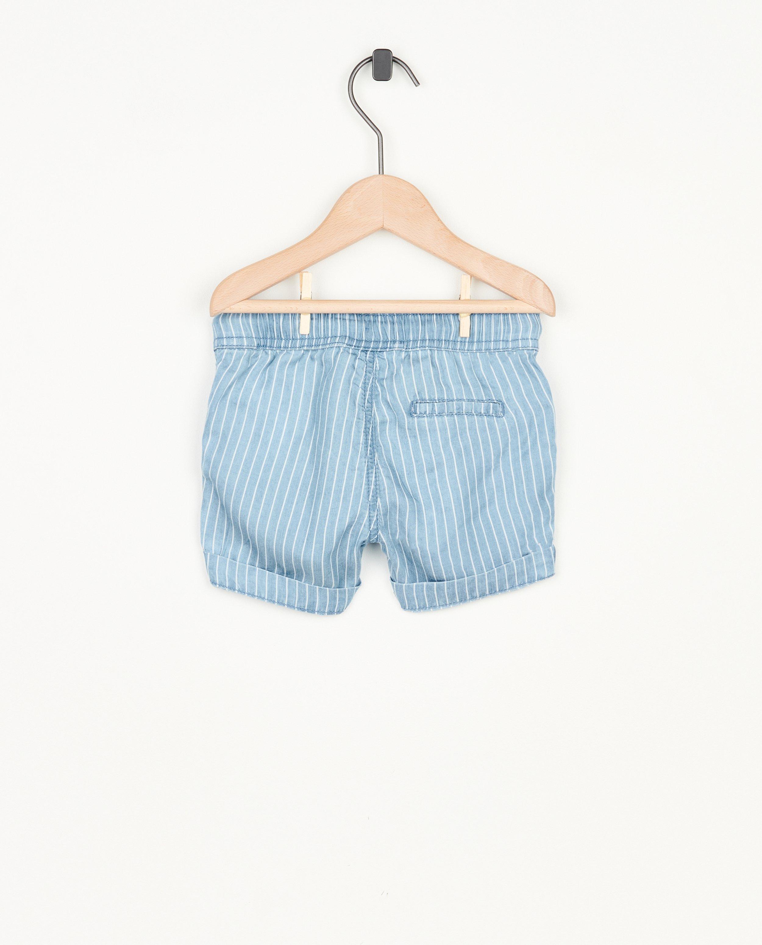 Shorts - Short bleu à rayures