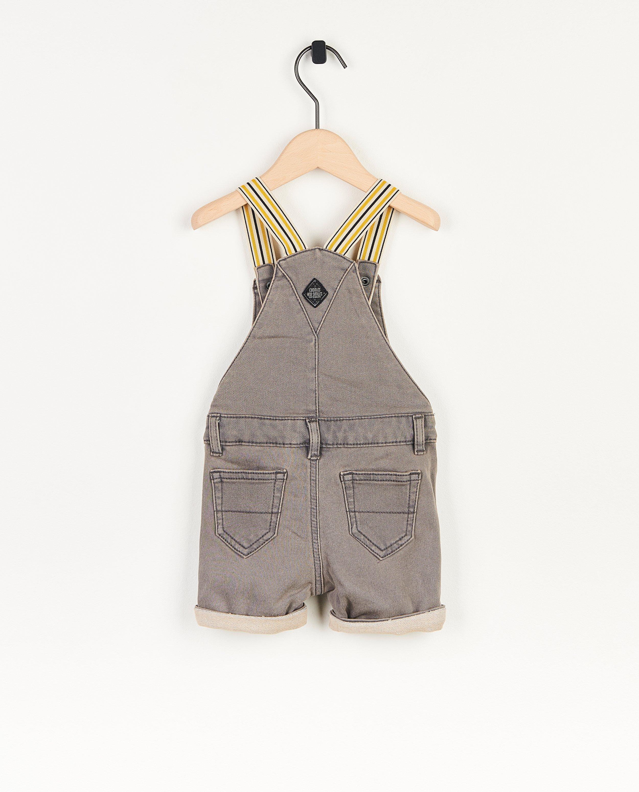 Grijze salopette met borstzak - Product Detail - grijs - afbeelding nummer 2