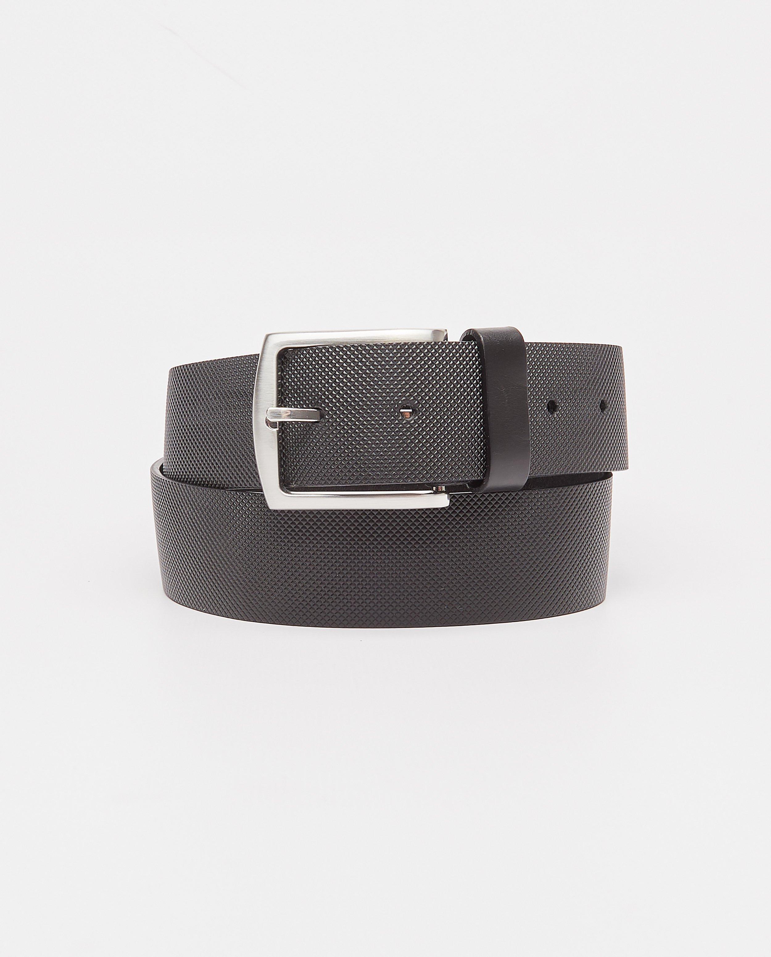 Zwarte riem met reliëf - null - JBC