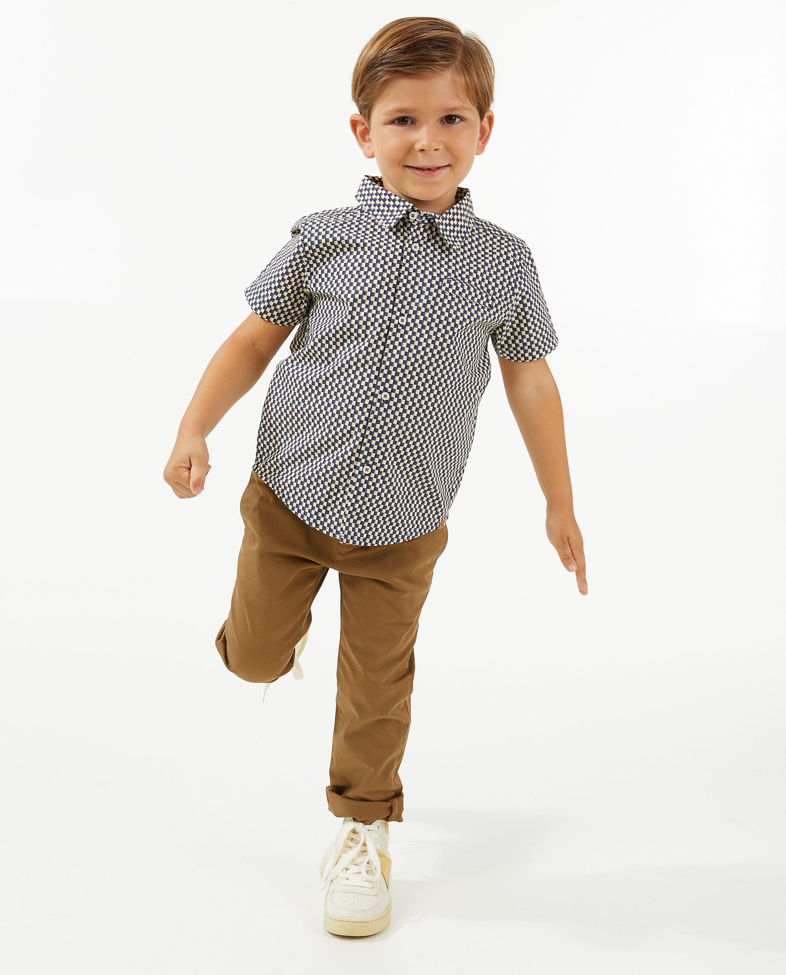 Hemd met geometrische print - null - Kidz Nation