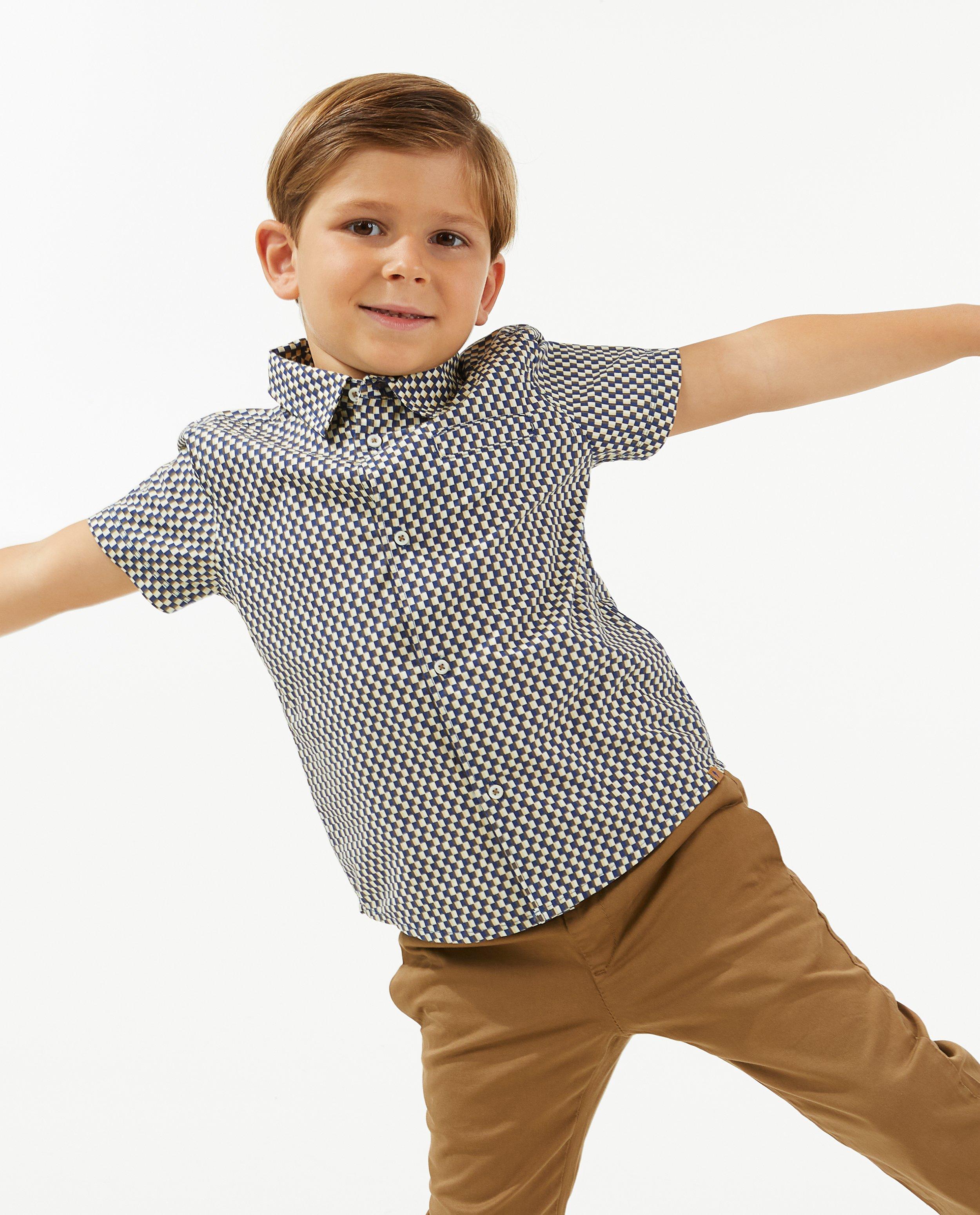 Hemden - Hemd met geometrische print