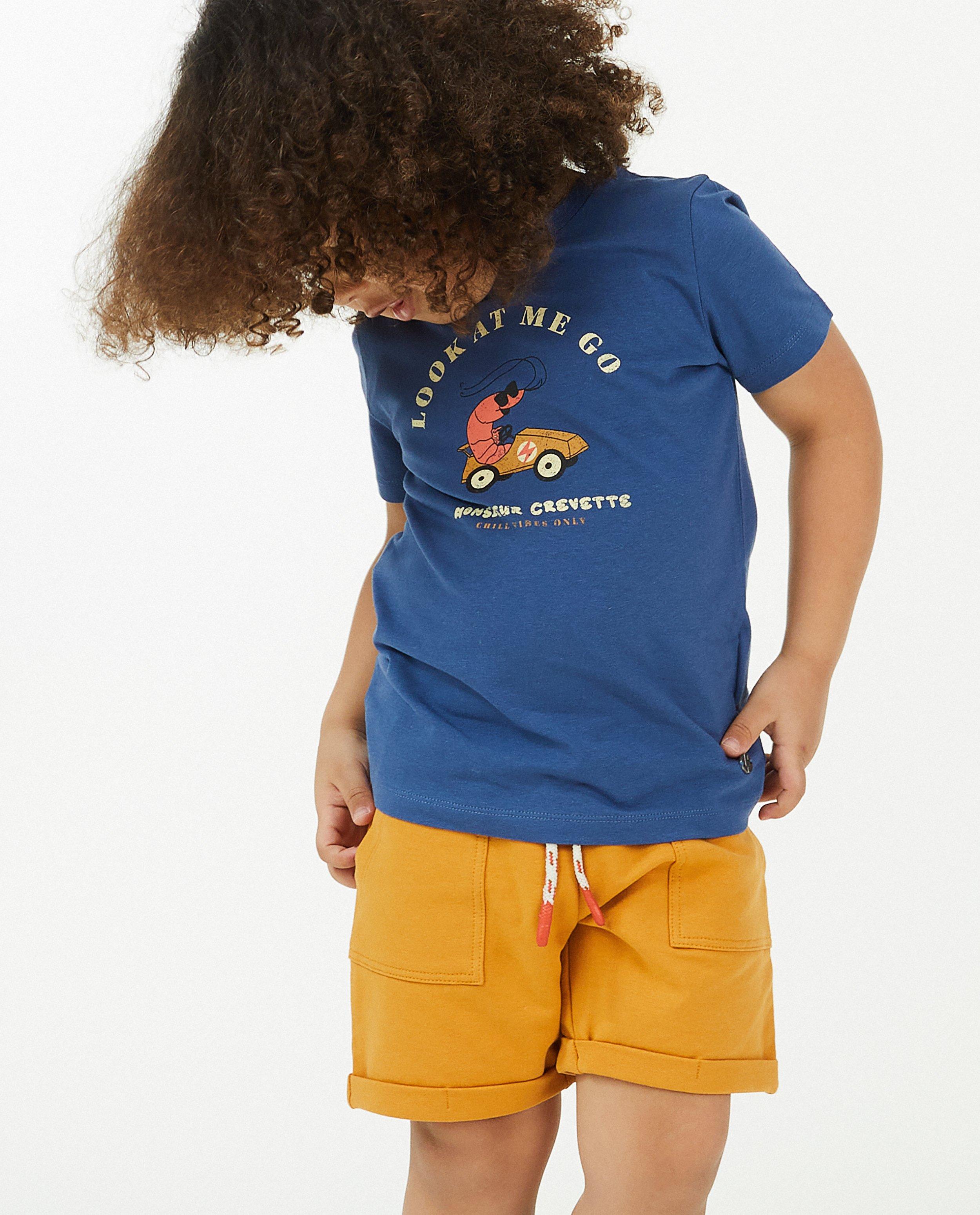 T-shirts - T-shirt jaune pâle à imprimé