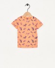T-shirt orange à imprimé - null - Besties