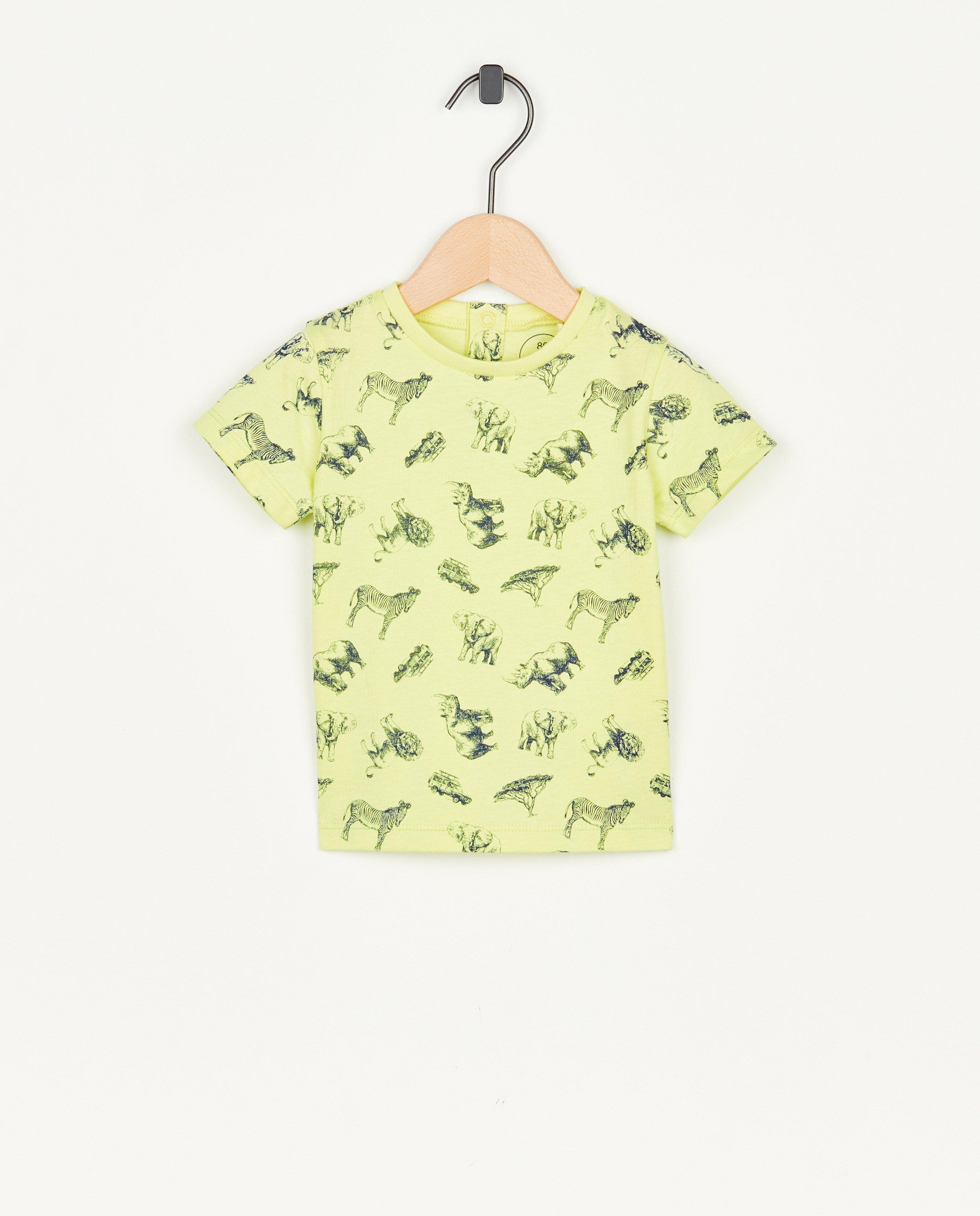 T-shirt vert à imprimé animal - null - Besties