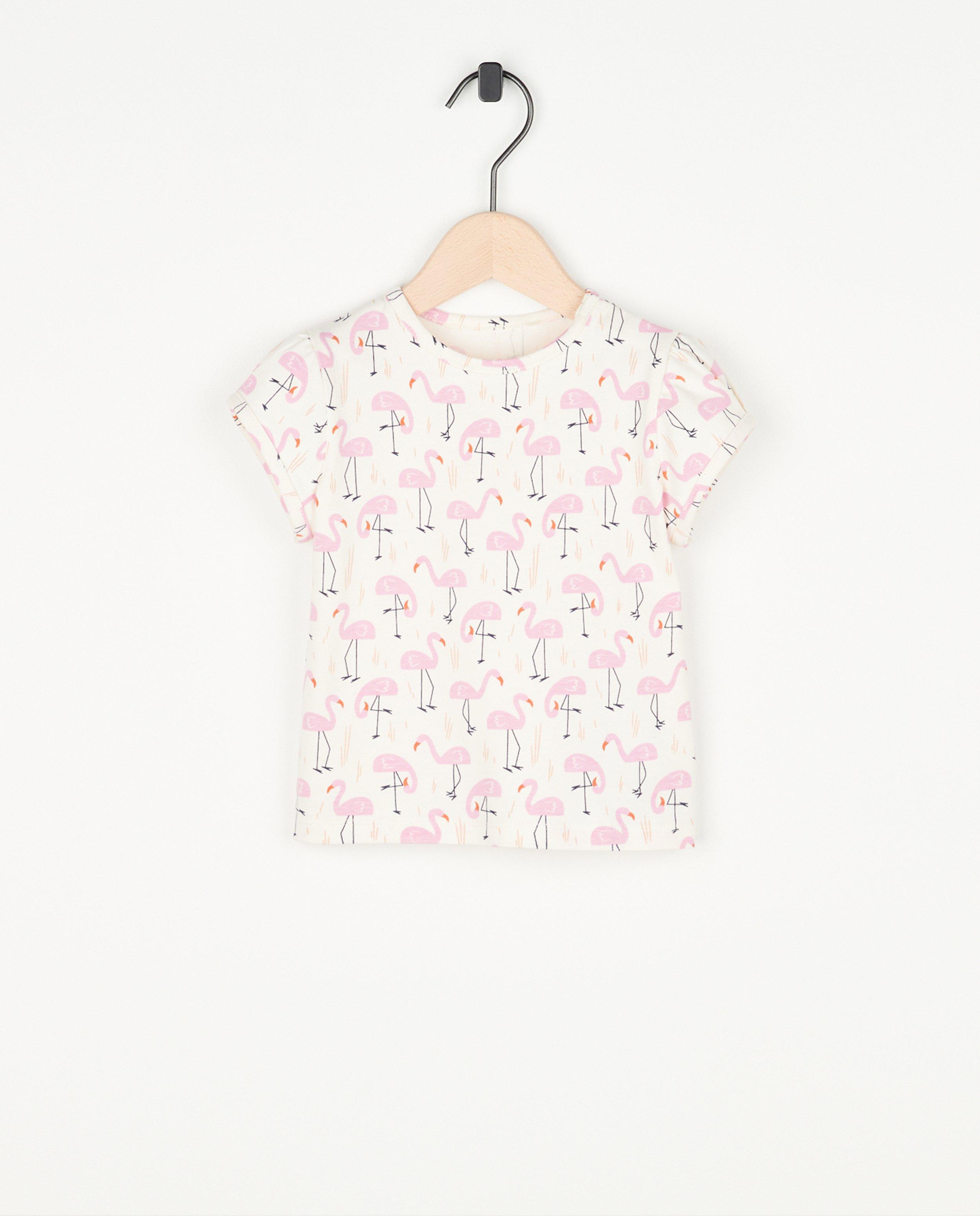Wit T-shirt met print - null - Cuddles and Smiles