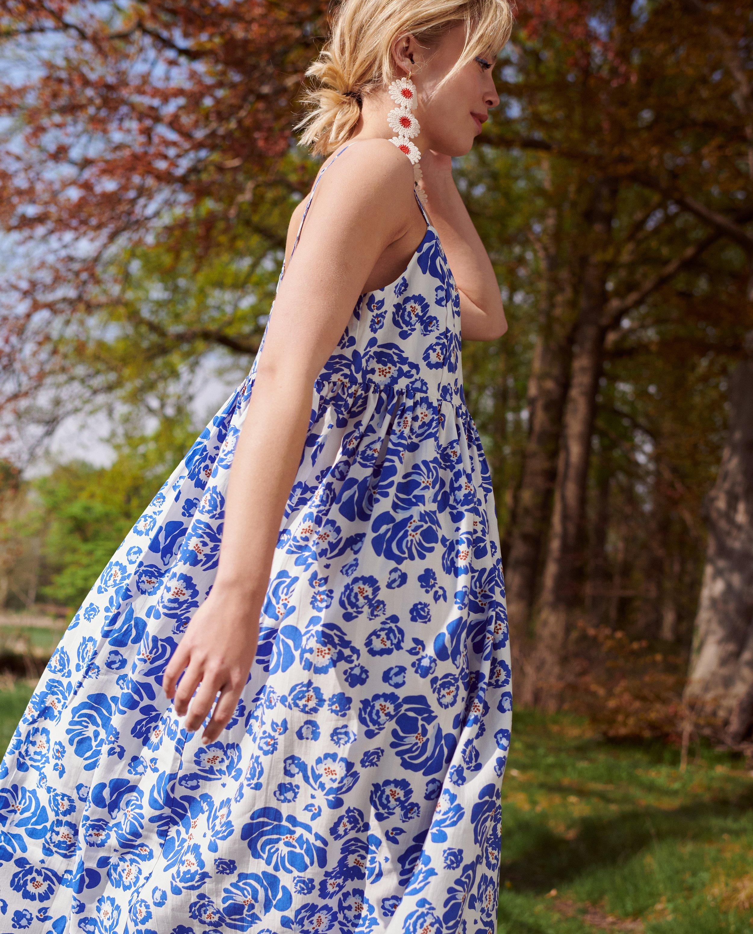 Witte jurk met bloemenprint - null - Sora