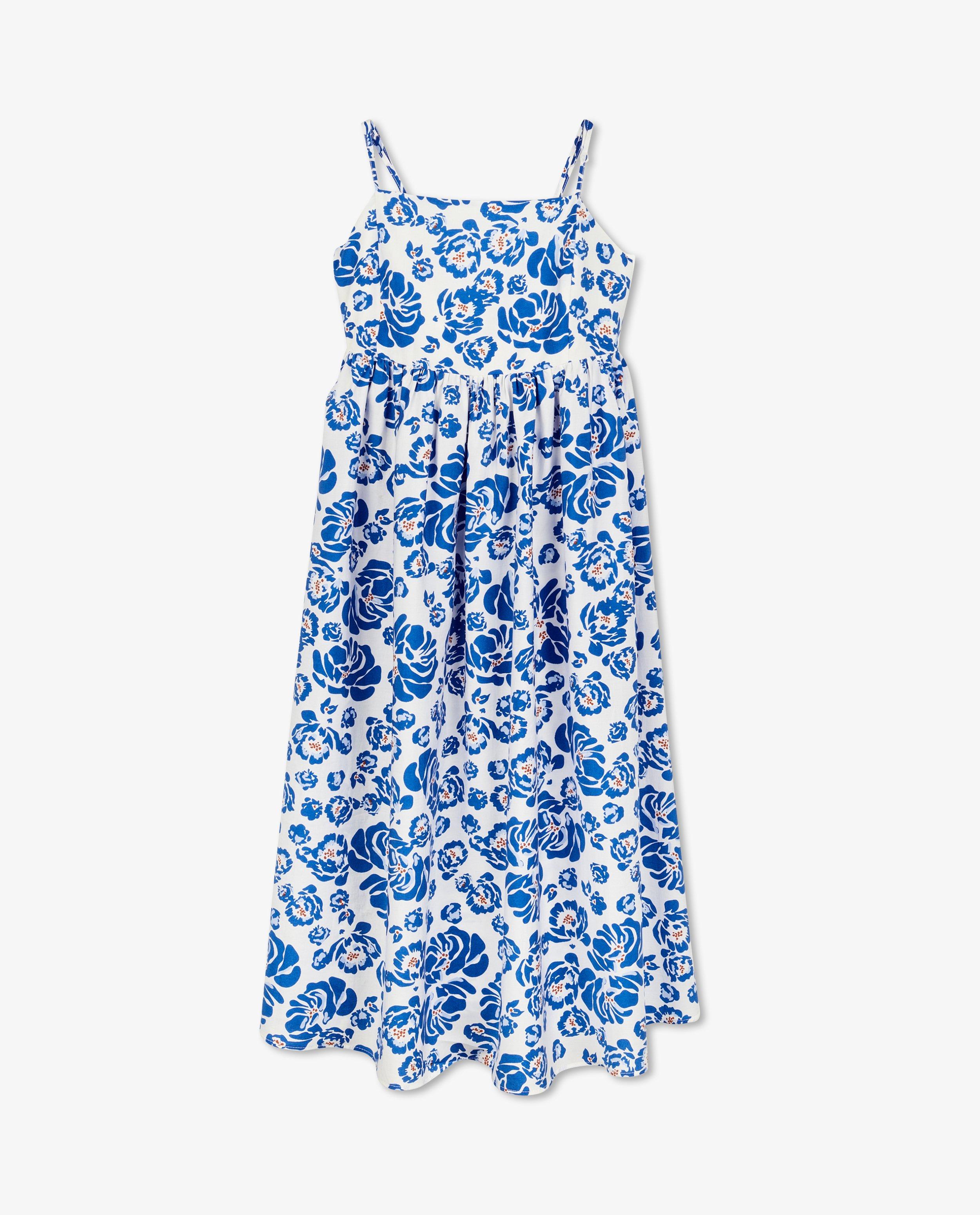 Kleedjes - Witte jurk met bloemenprint