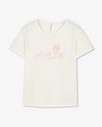 T-shirts - T-shirt blanc à inscription (FR)