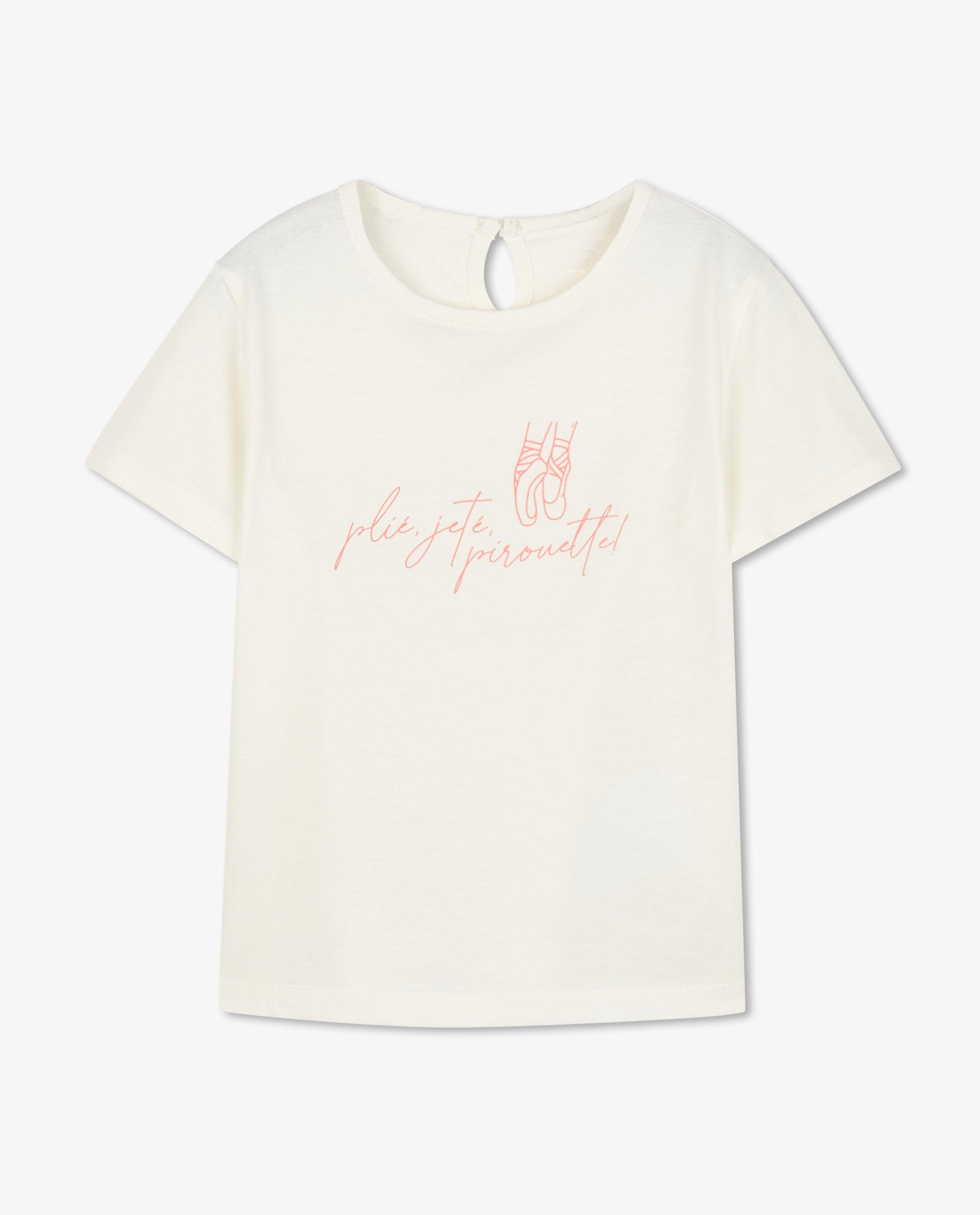T-shirts - T-shirt blanc à inscription (FR)