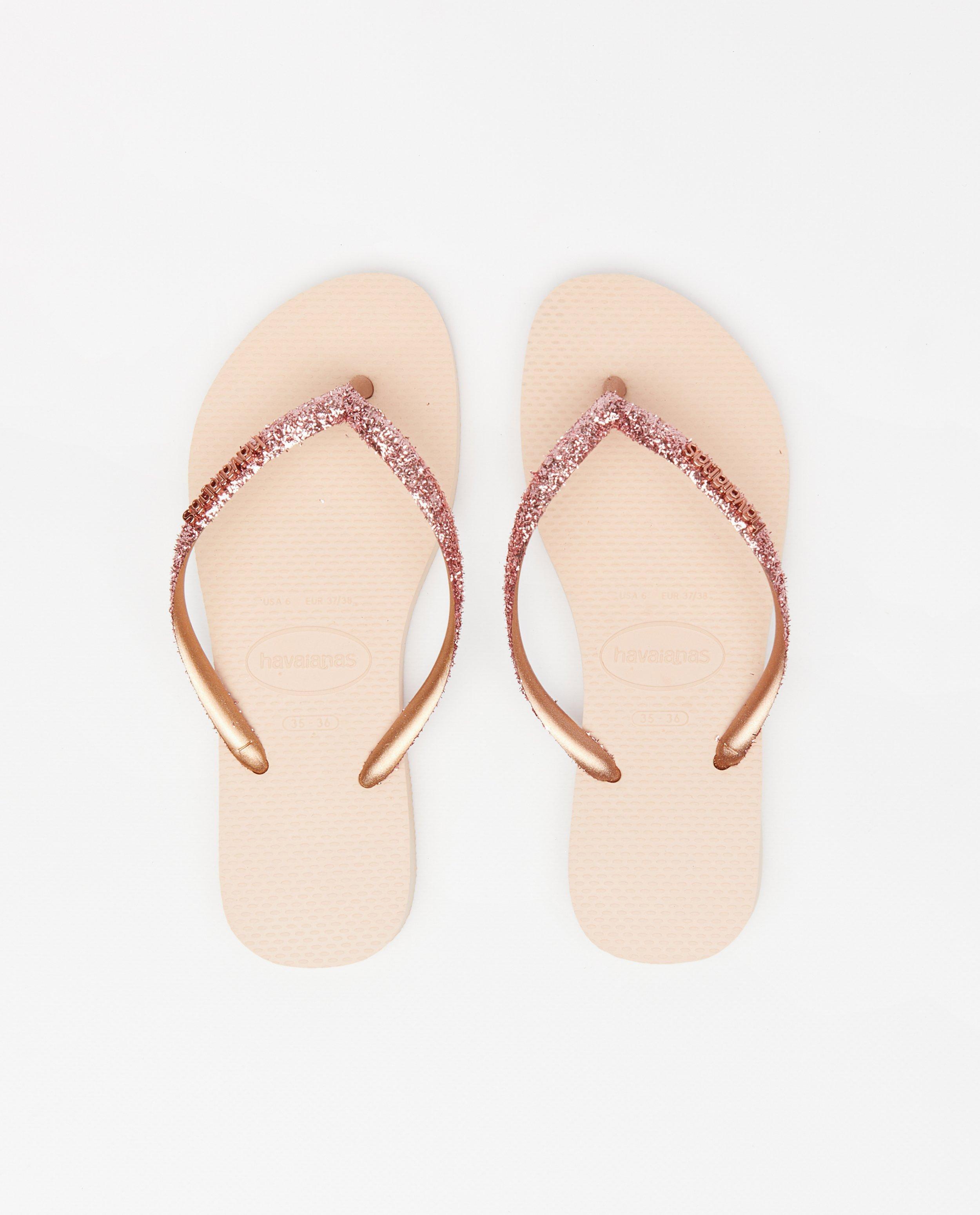 Schoenen - Roze teenslippers Havaianas