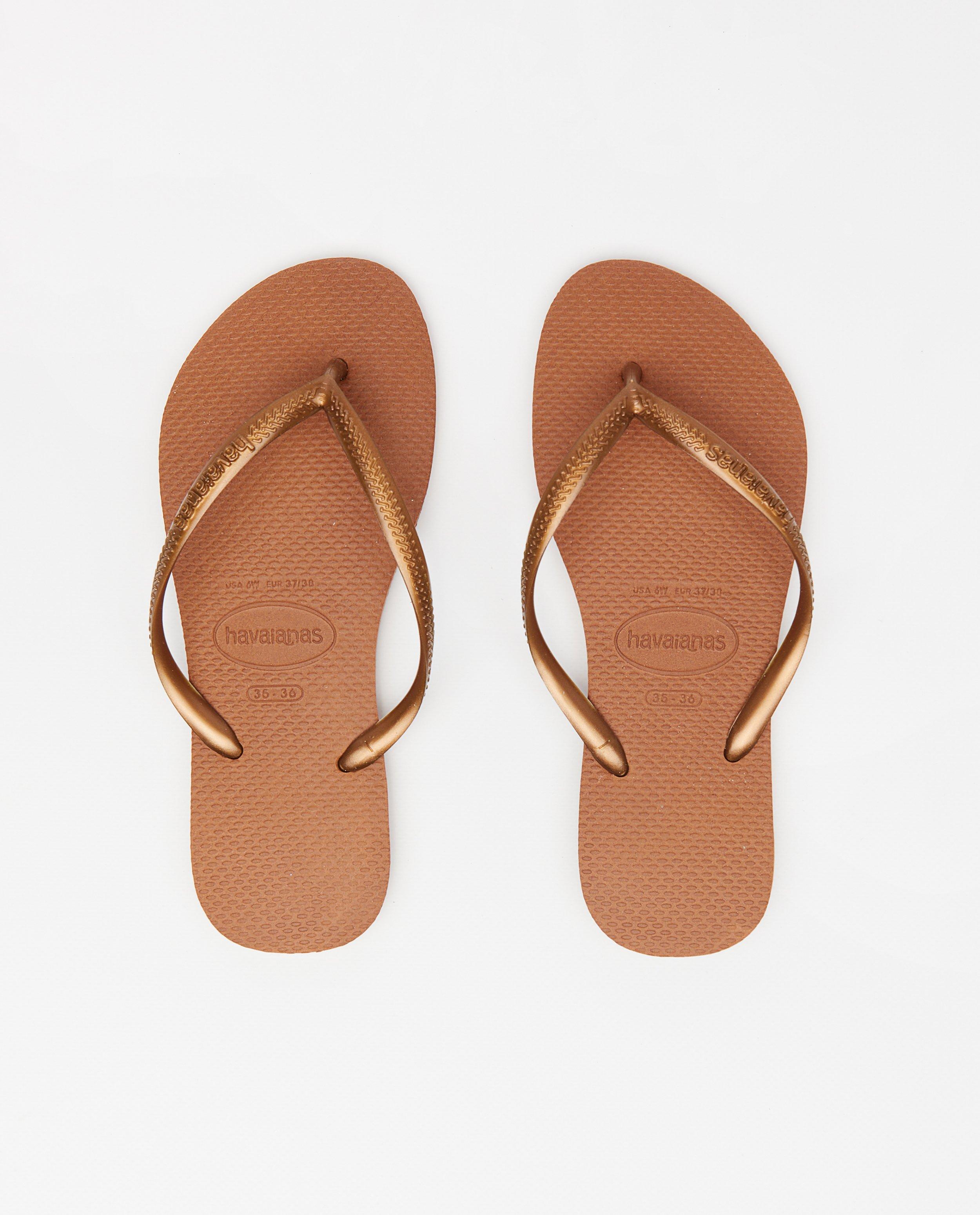Schoenen - Bruine teenslippers Havaianas