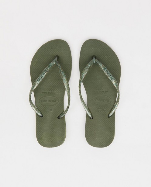 Chaussures - Tongs vert foncé Havaianas