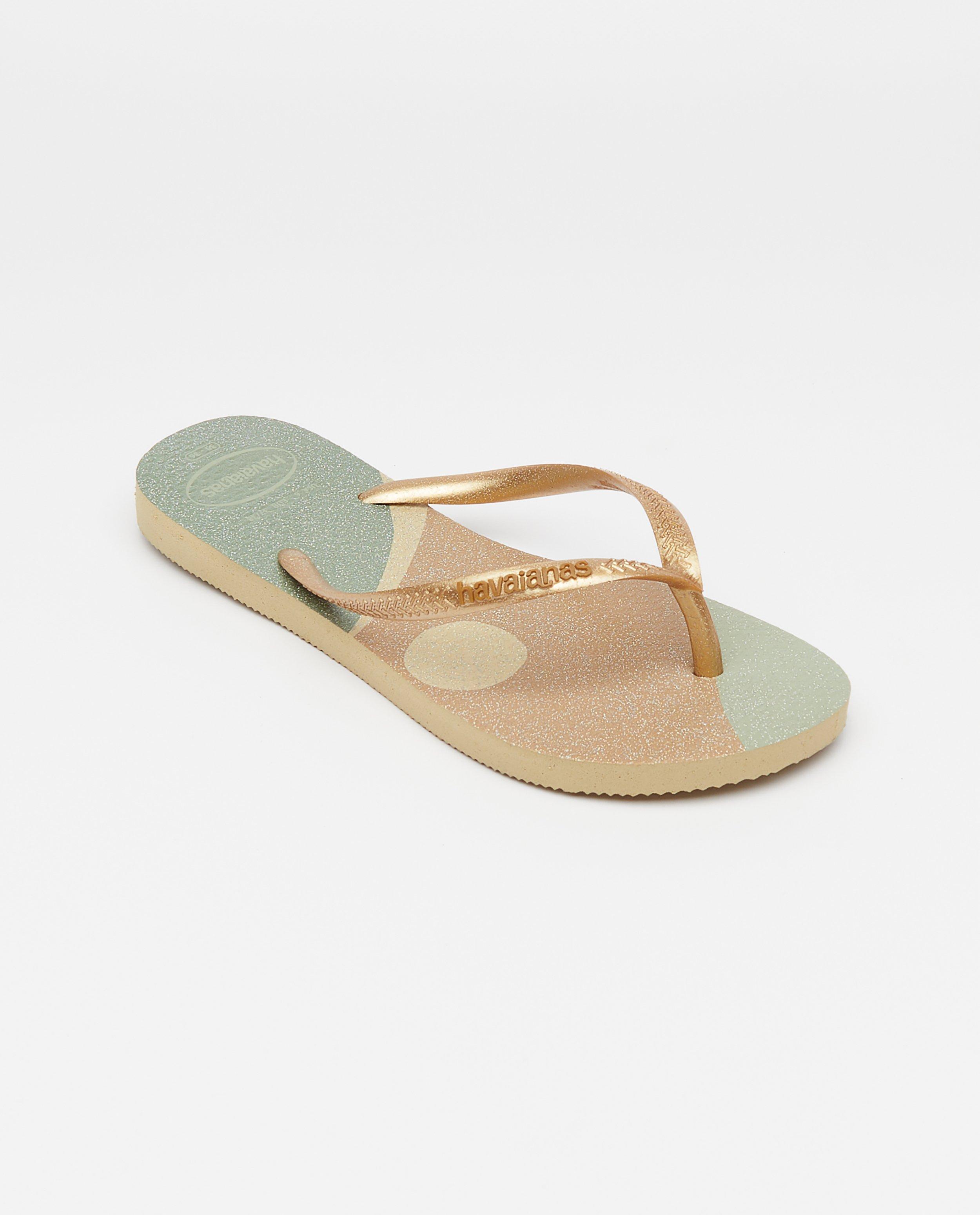 Teenslippers met glitter Havaianas - null - Havaianas