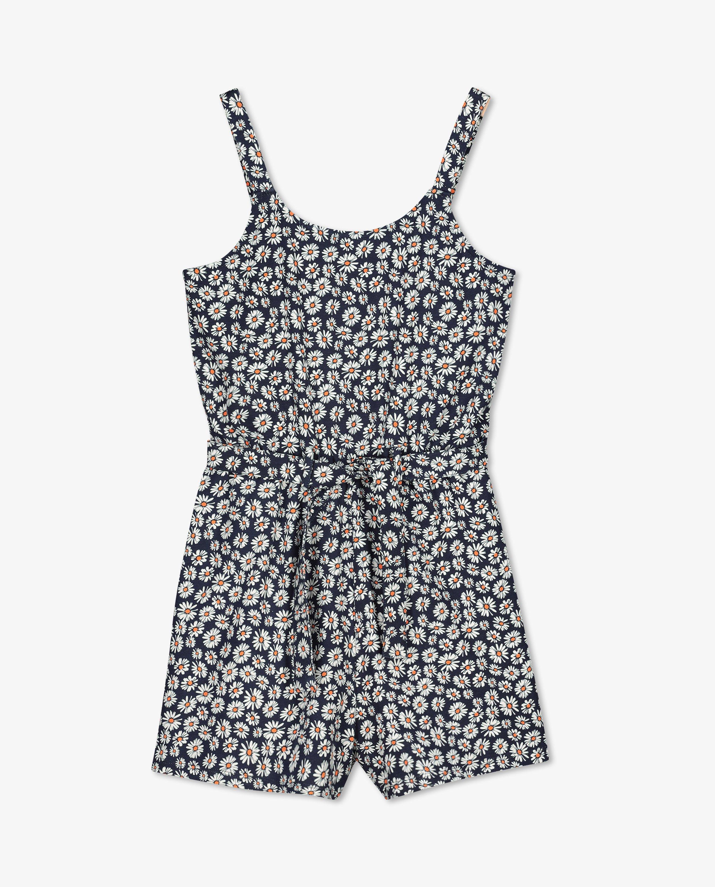 Jumpsuit - Oranje jumpsuit met print