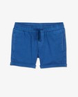 Shorts - Short bleu avec cordon de serrage sous tunnel (WL)