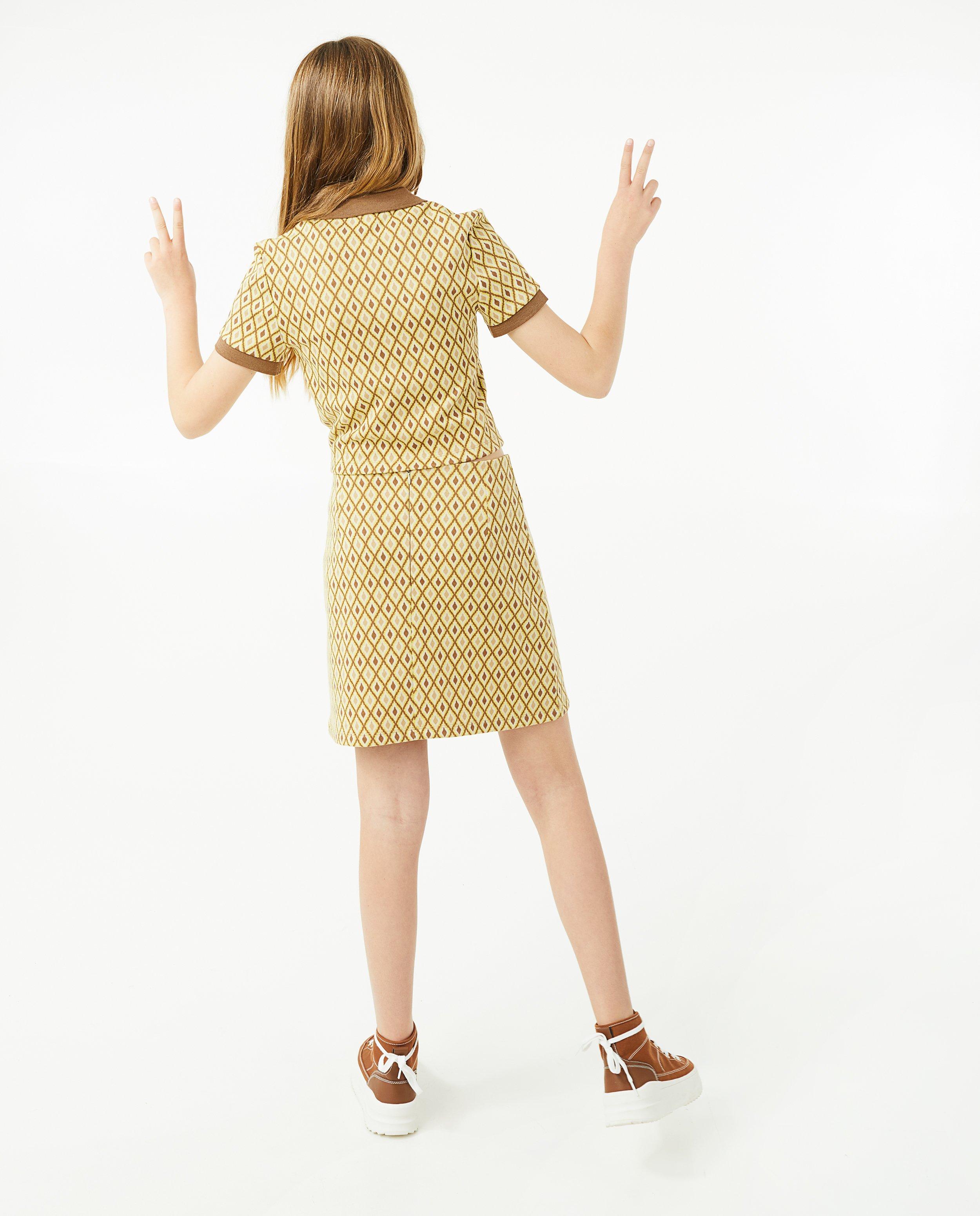 Rokken - Gele rok met print