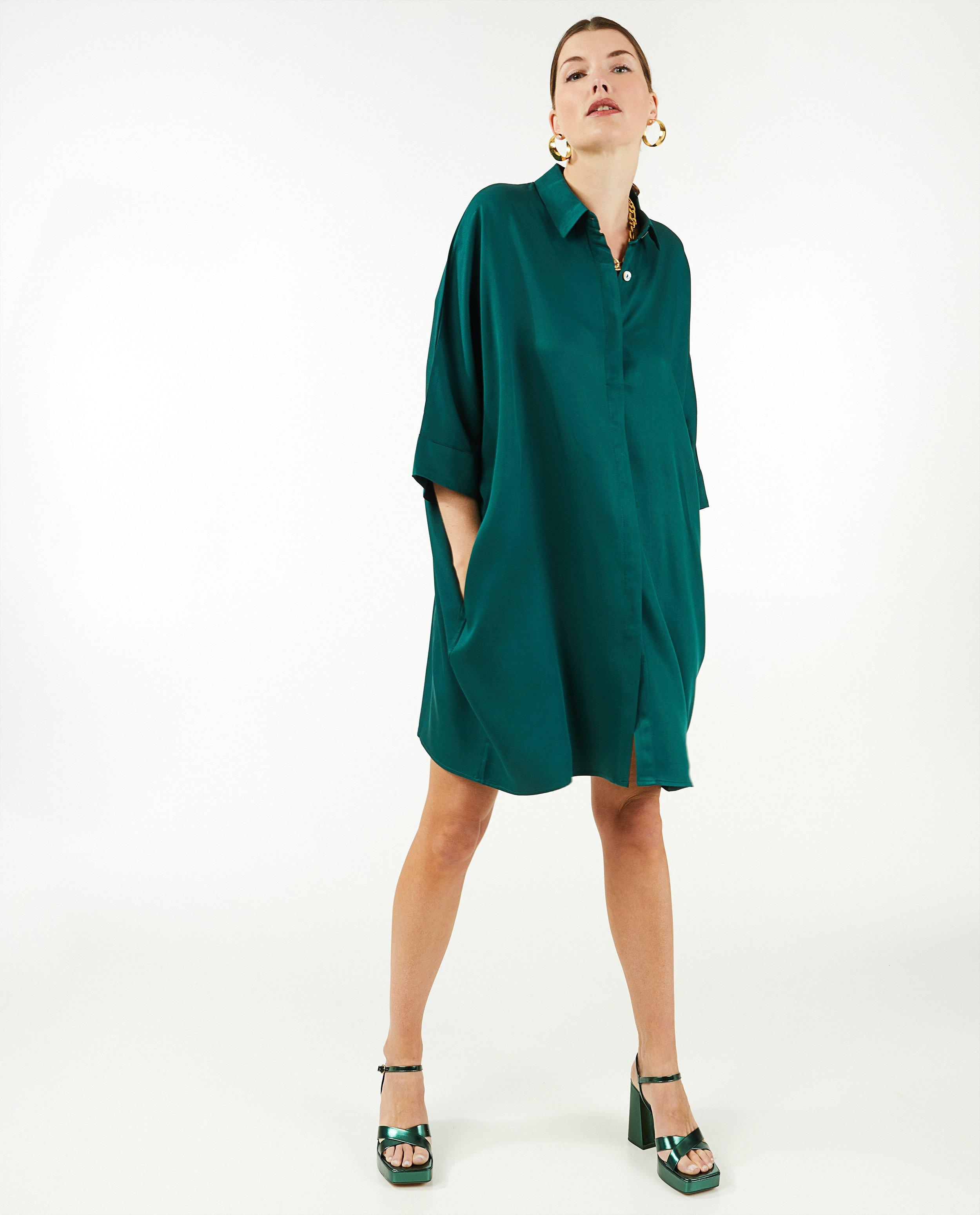 Groene jurk one size Paris JBC Belgie Belgie