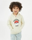 Sweaters - Beige hoodie met pokeball-print