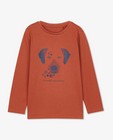 T-shirts - Longsleeve met dierenprint