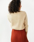 Truien - Oranje trui met ribpatroon
