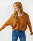 Oranjerode trui met lange mouwen - null - Sora