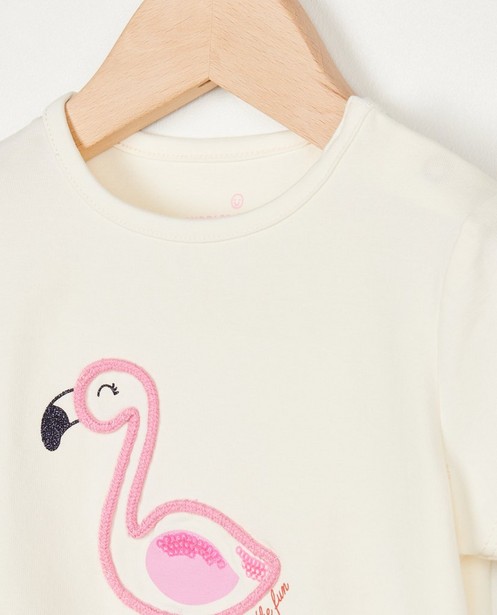 T-shirts - T-shirt met flamingo
