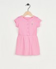 Roze jurk met wafelstructuur - null - Cuddles and Smiles