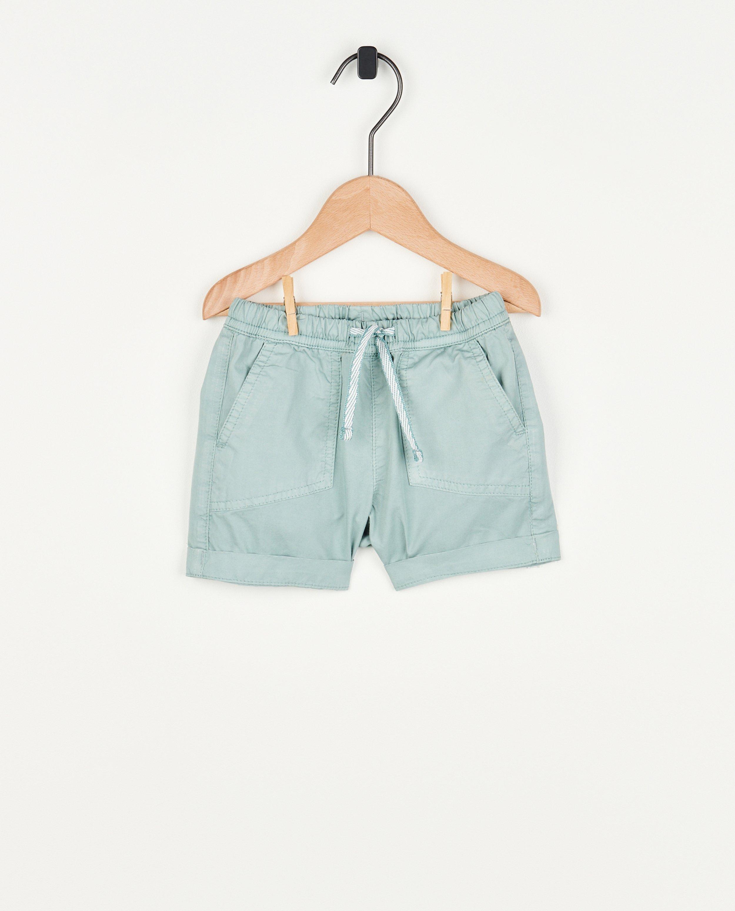 Lichtblauwe short van biokatoen - null - Cuddles and Smiles