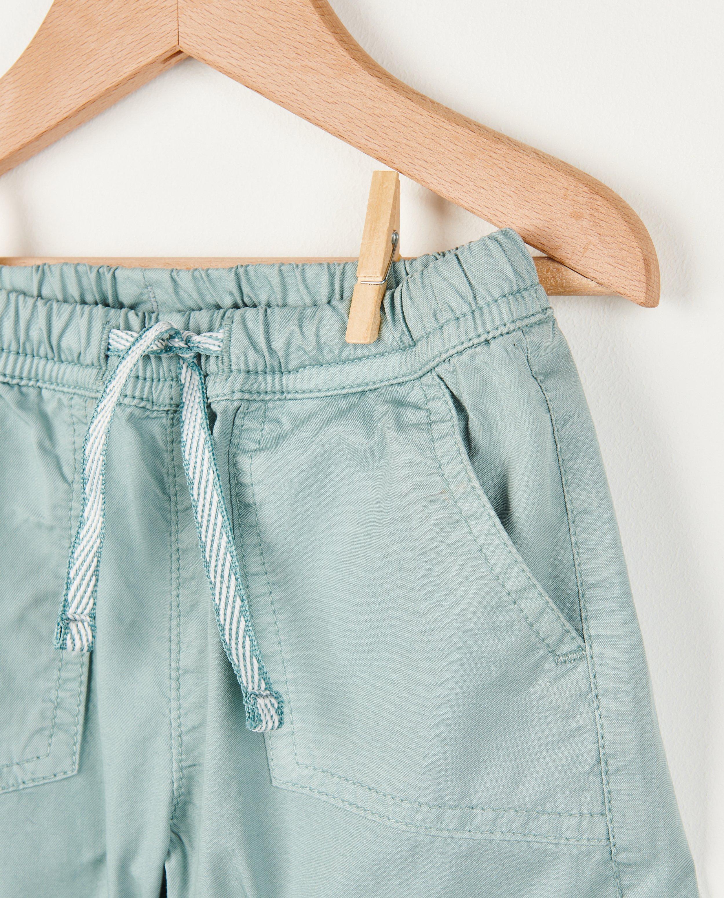 Shorten - Bruine short van biokatoen