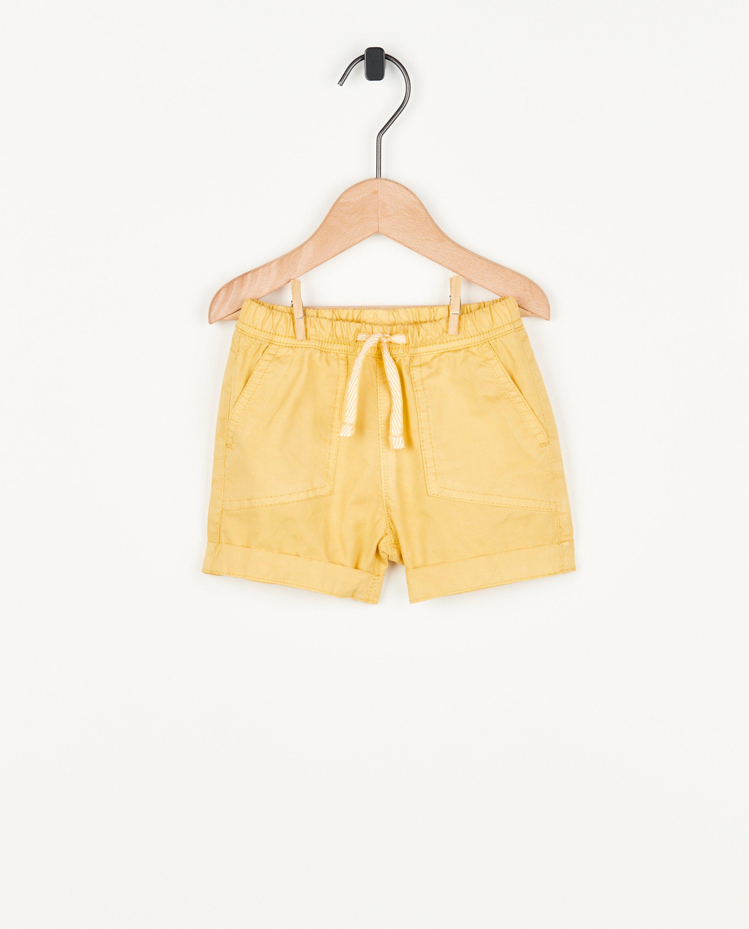 Gele short van biokatoen - null - Cuddles and Smiles