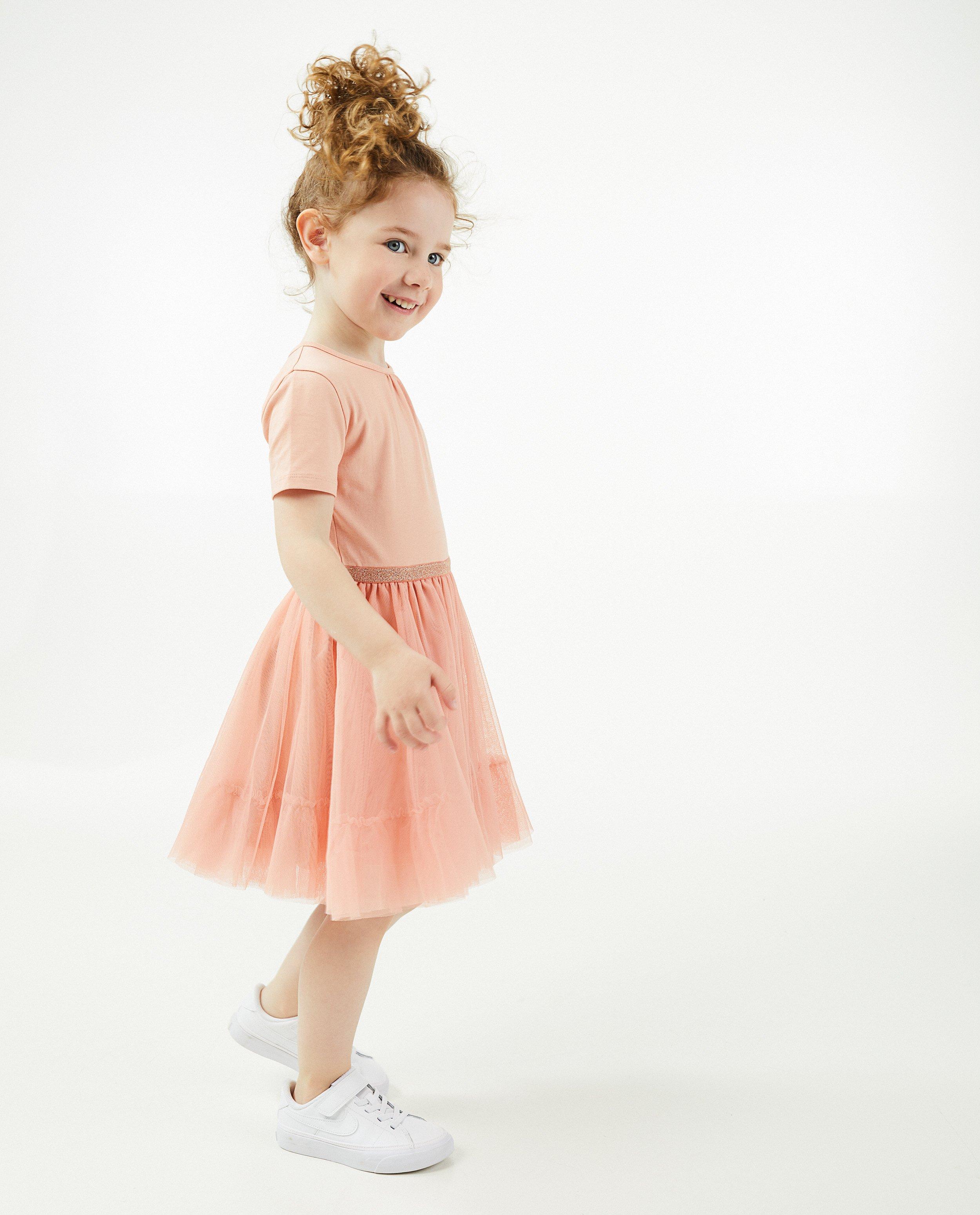 Robe rose avec jupe en tulle - null - Besties