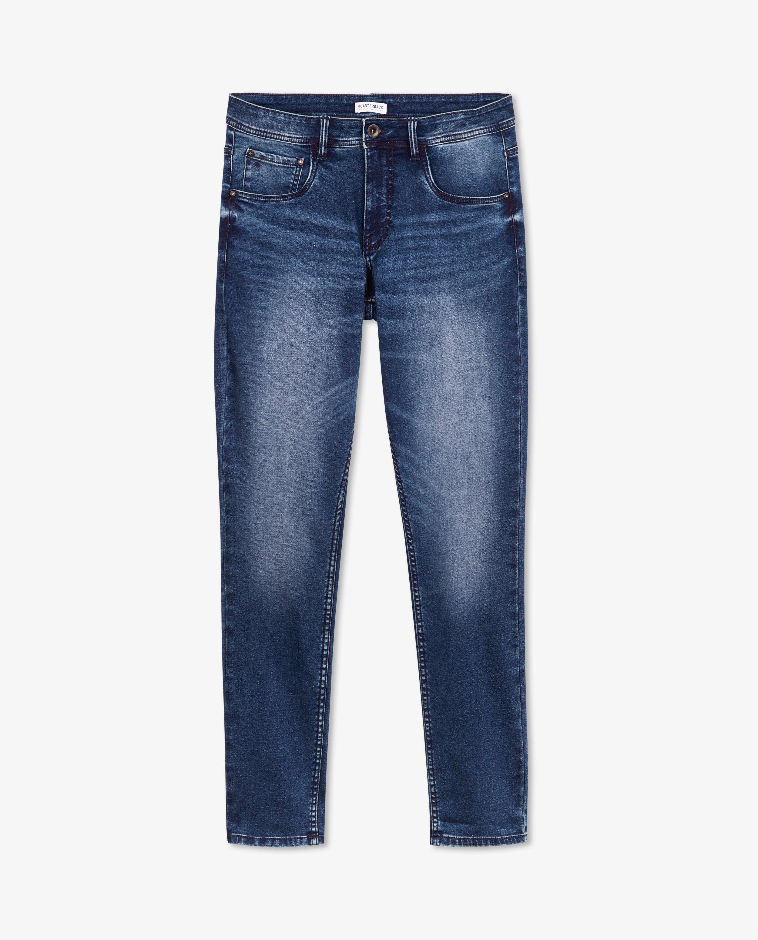 Jeans - Grijze sweat denim, skinny fit