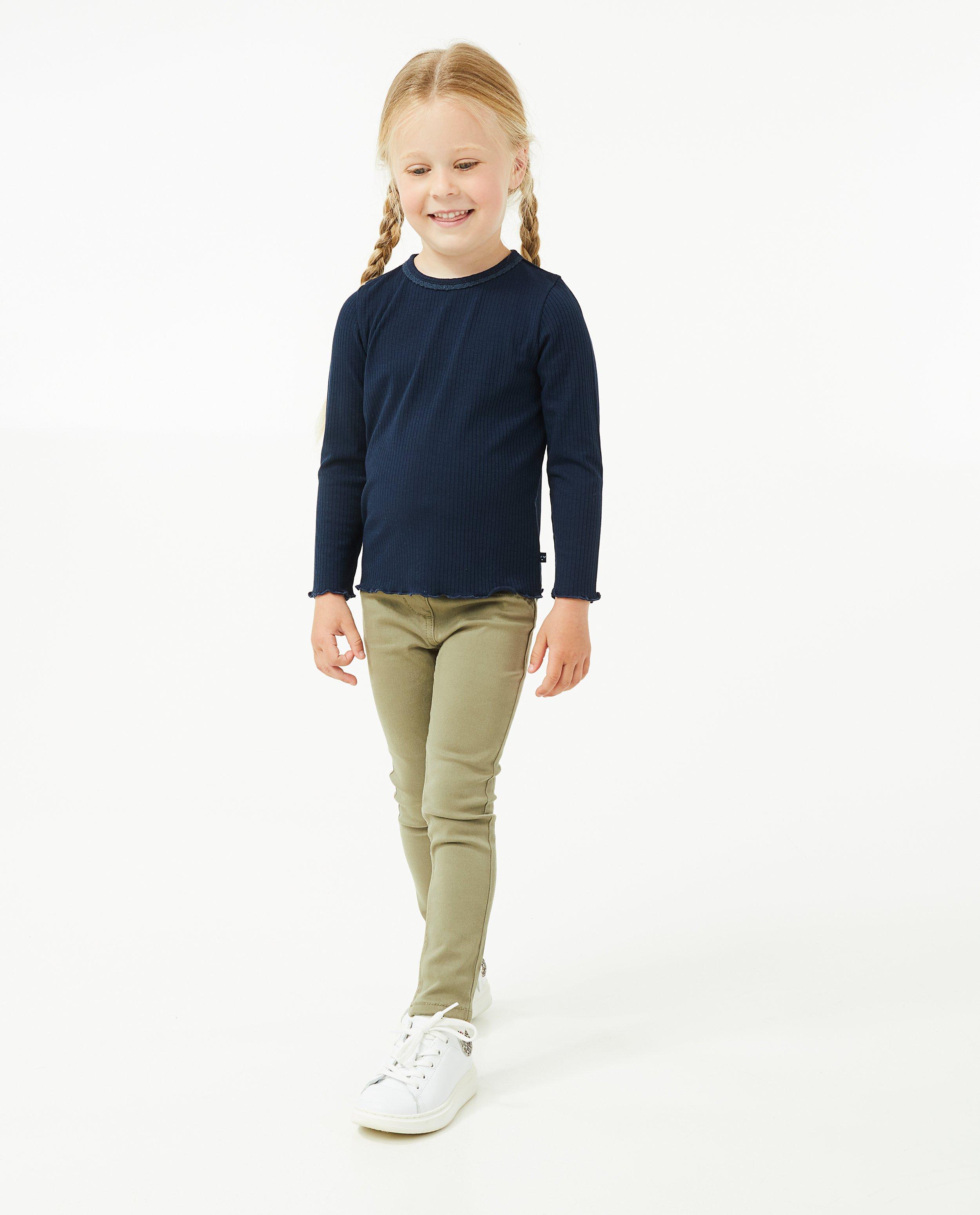 Kakigroene jegging, 2-7 jaar - null - Besties