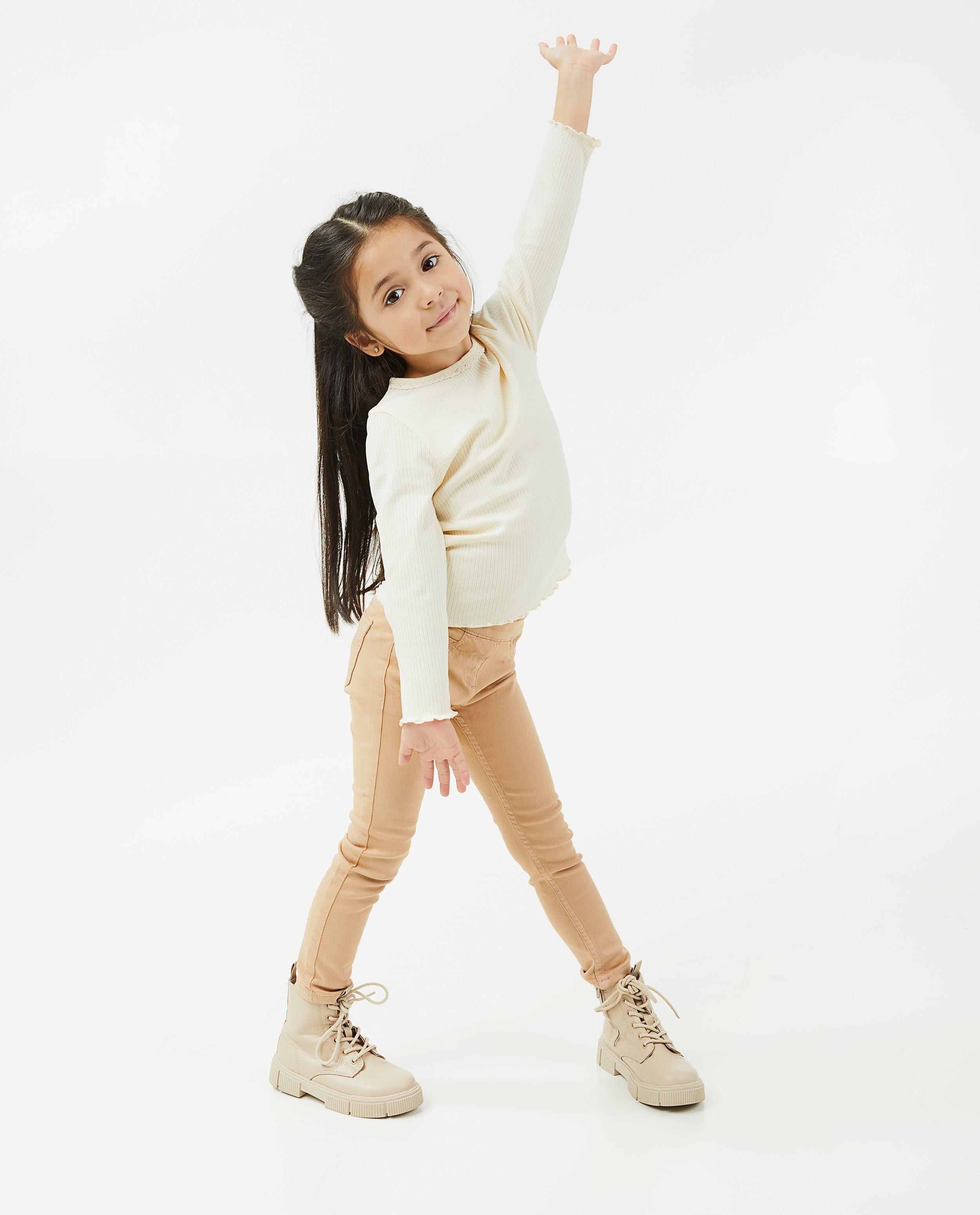 Beige jegging, 2-7 jaar - null - Besties