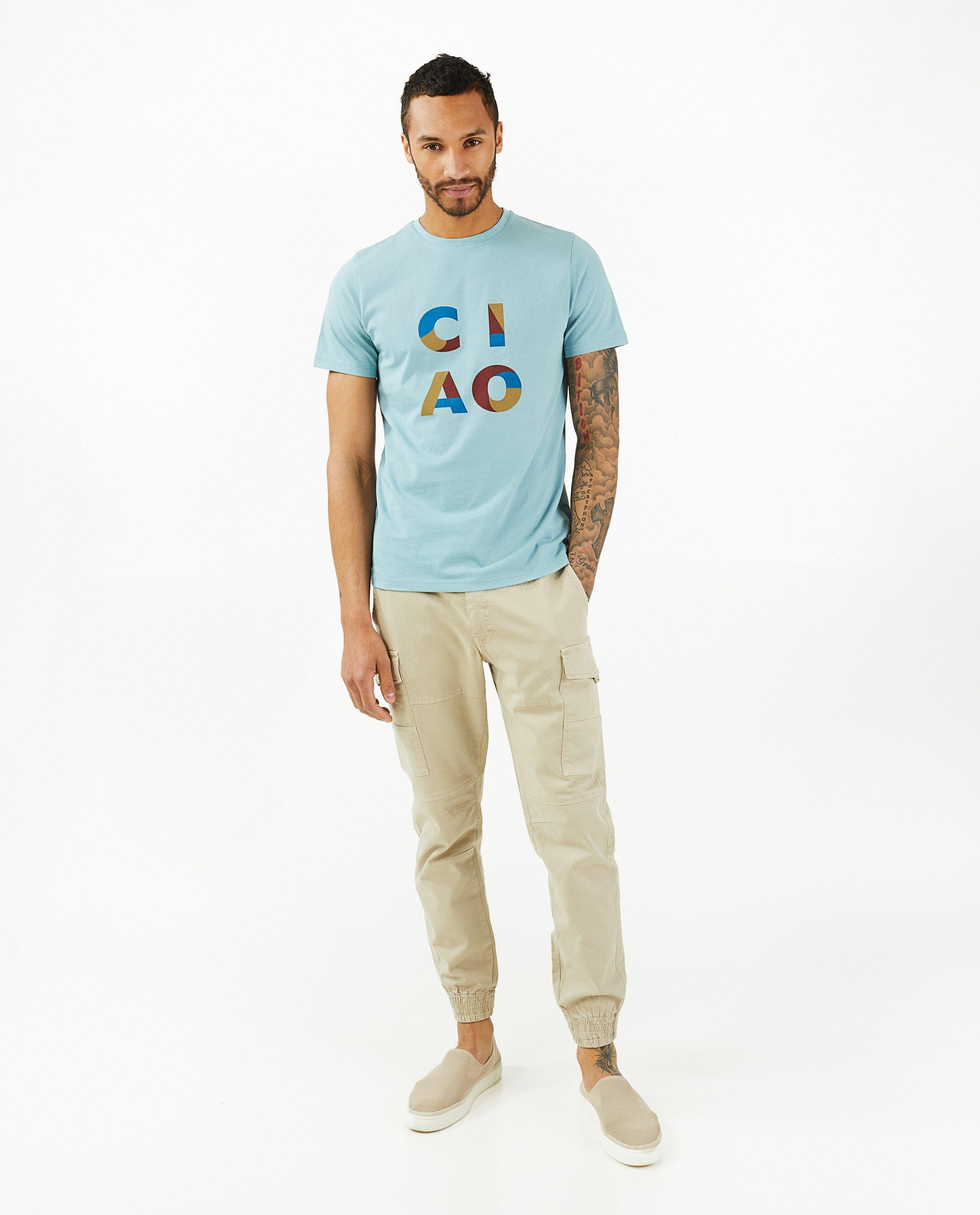 T-shirt blanc à imprimé - null - Quarterback