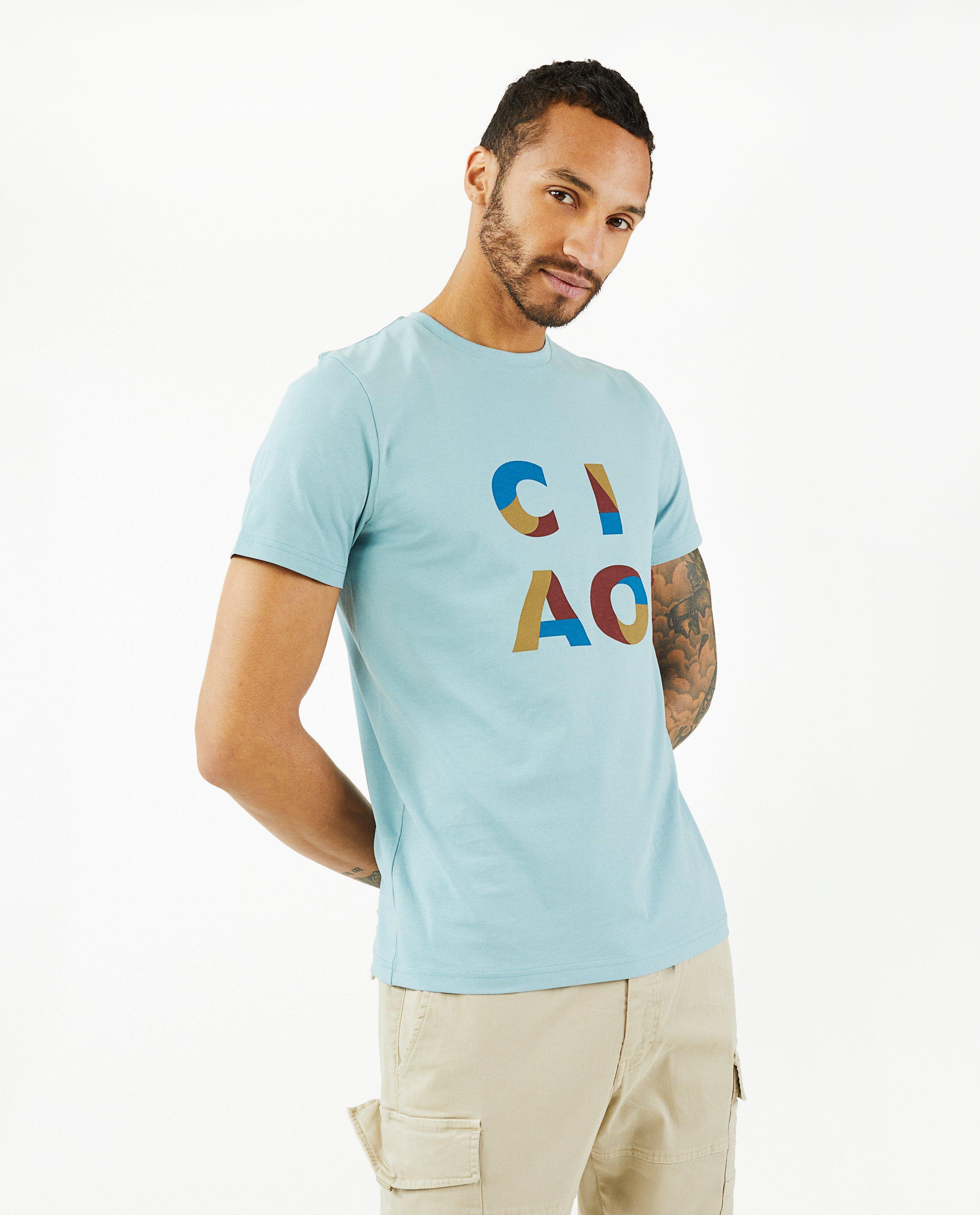 T-shirts - T-shirt blanc à imprimé