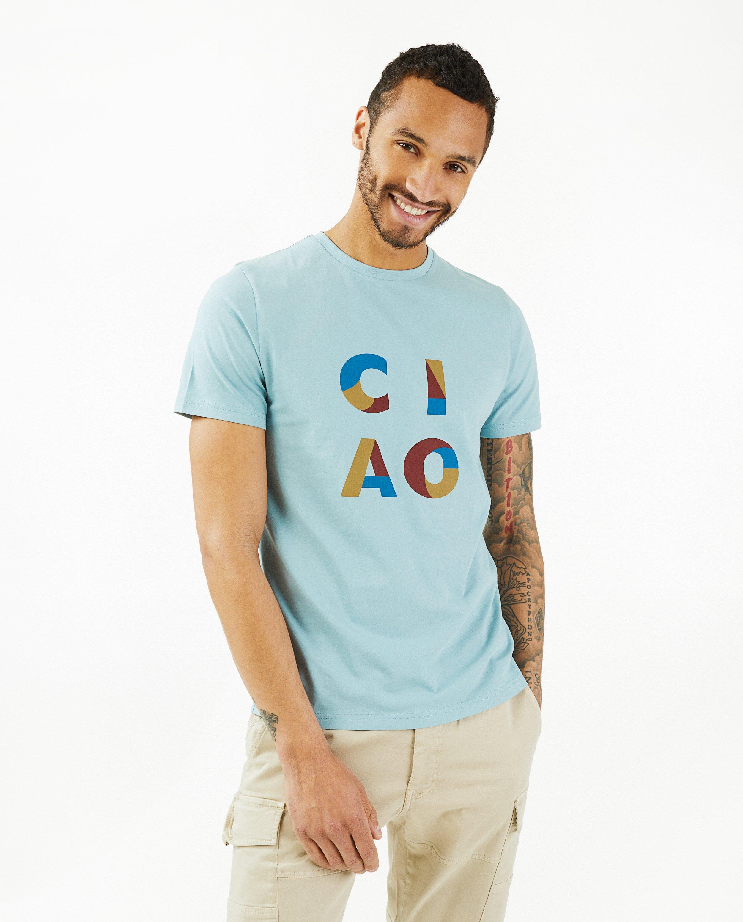 T-shirts - T-shirt blanc à imprimé