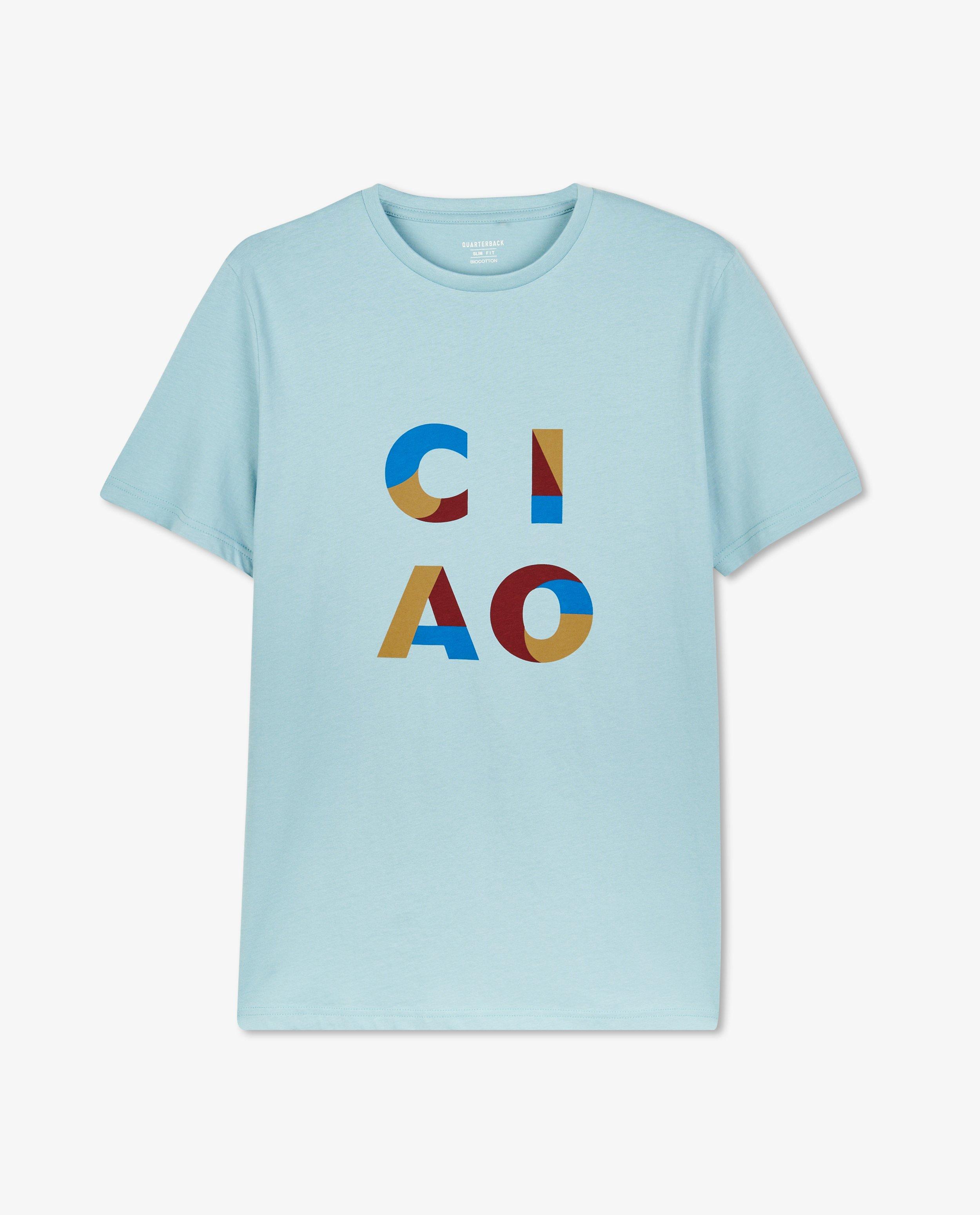 T-shirts - T-shirt blanc à imprimé