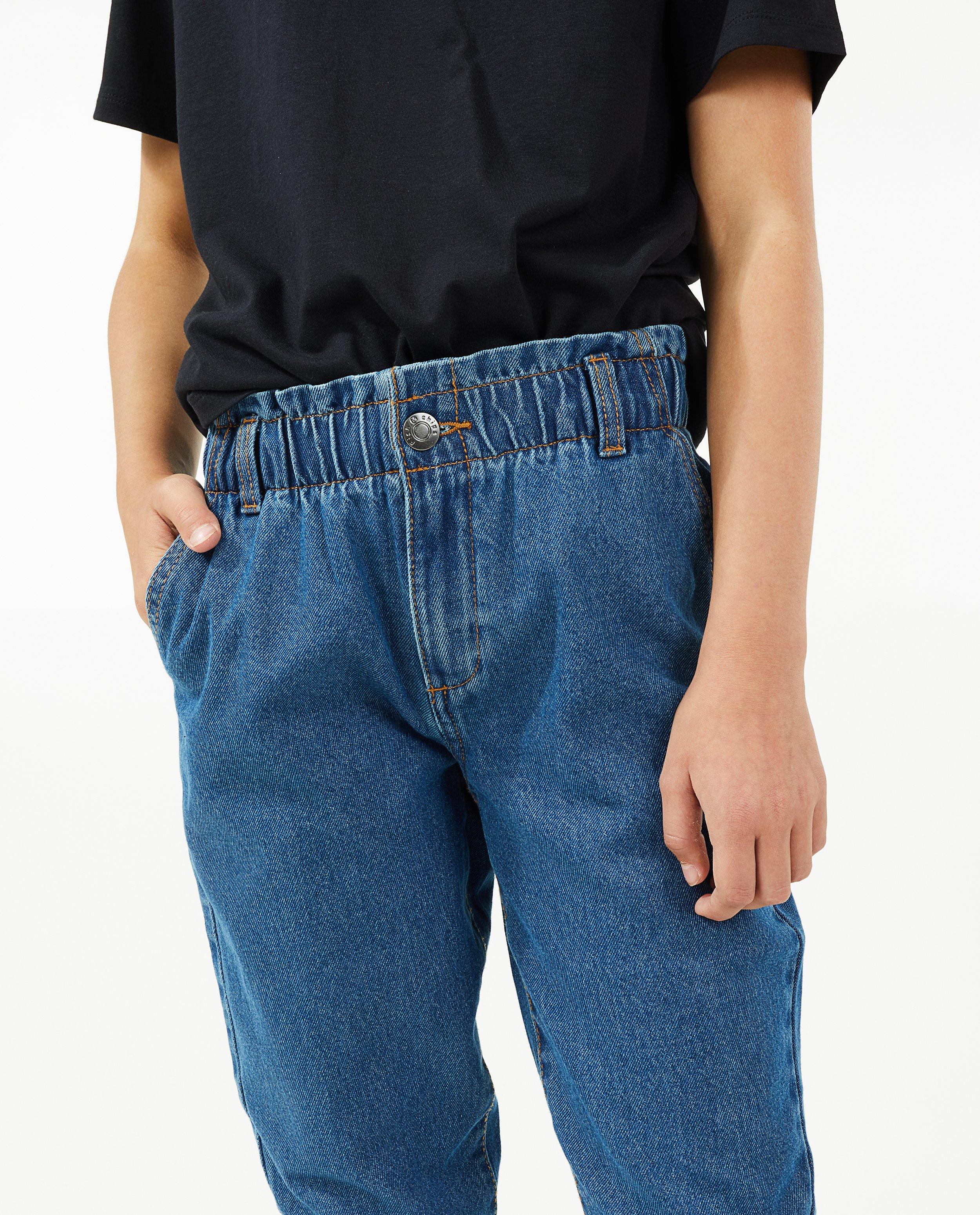 Jeans - Jeans mom bleu Sam