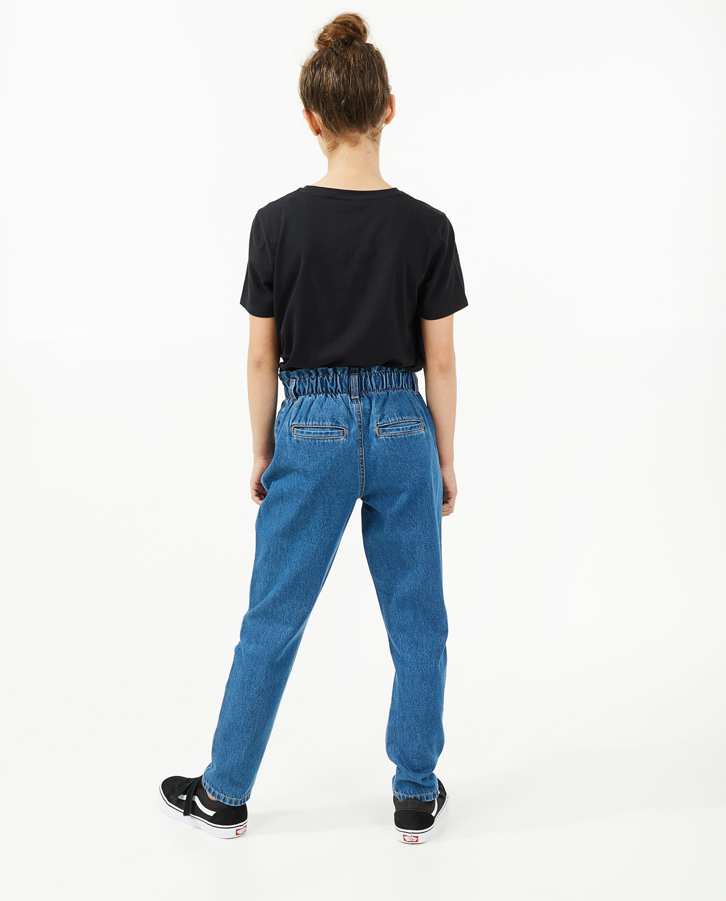 Jeans - Blauwe jeans, mom fit