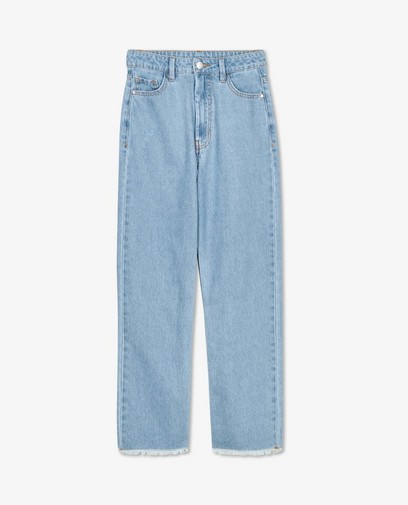 Blauwe straight jeans Lene